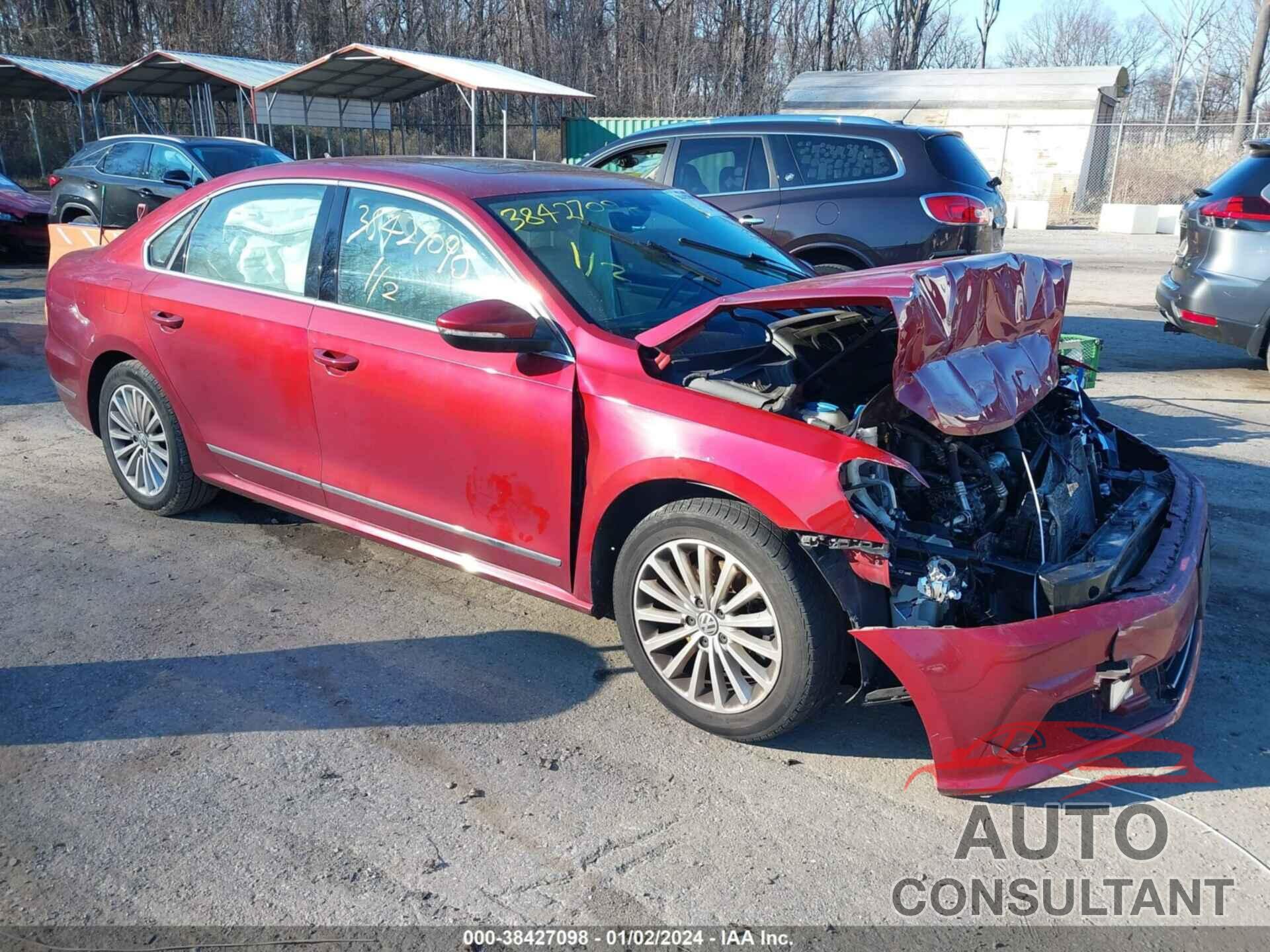 VOLKSWAGEN PASSAT 2016 - 1VWBT7A37GC048022