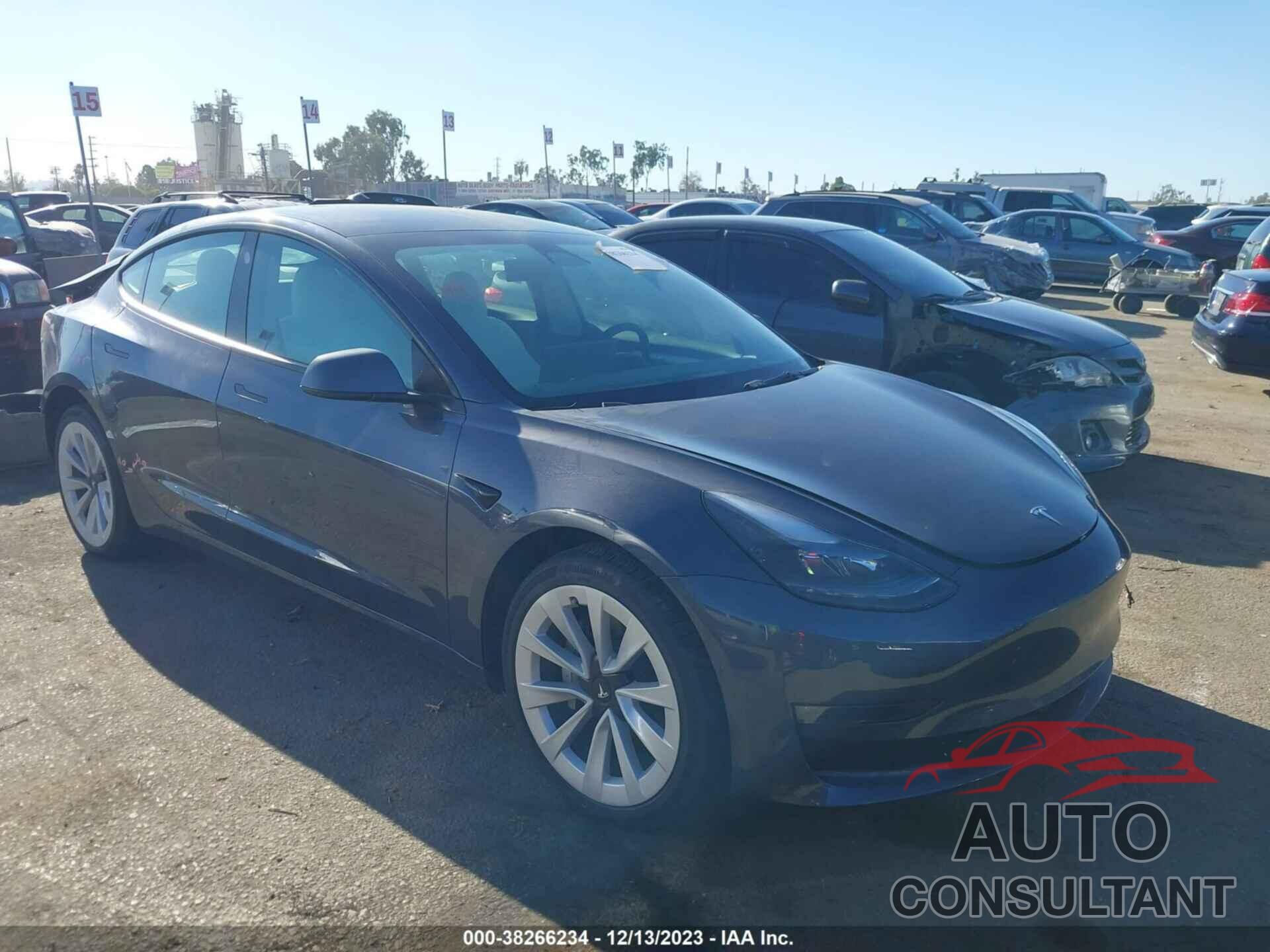 TESLA MODEL 3 2022 - 5YJ3E1EBXNF142587