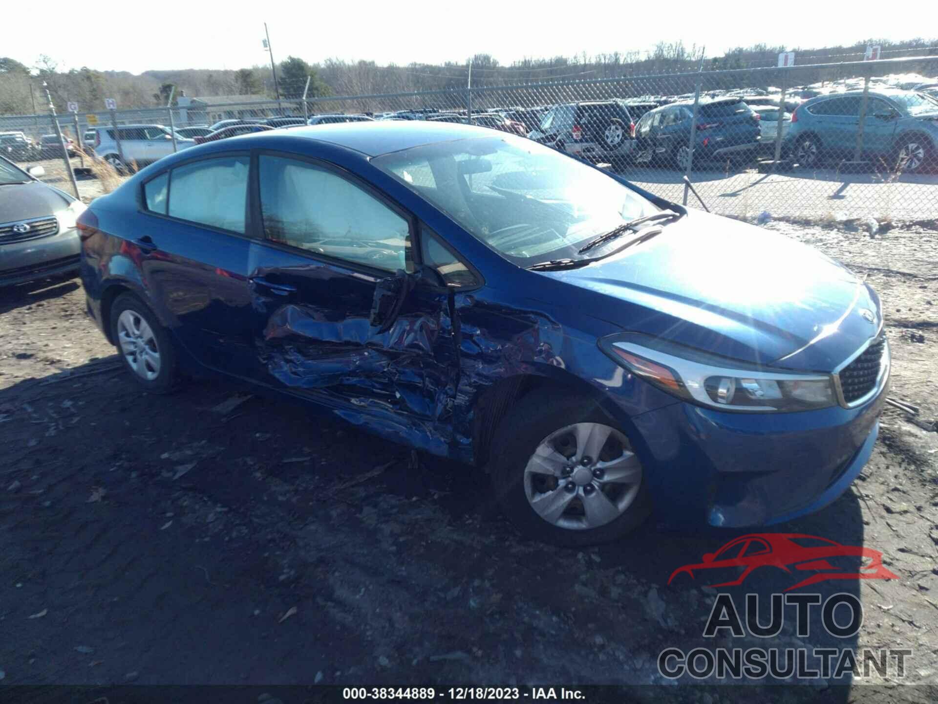 KIA FORTE 2017 - 3KPFK4A70HE148076