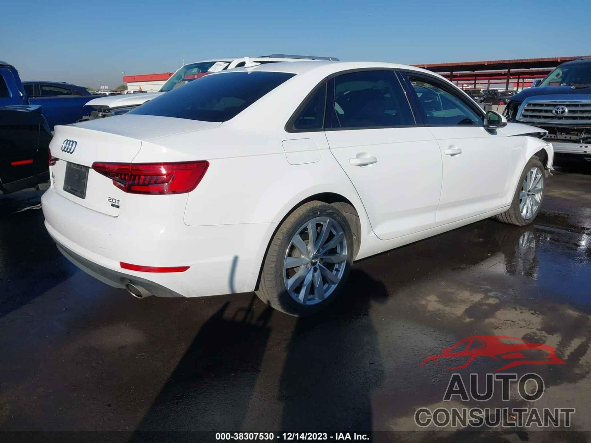 AUDI A4 2017 - WAUGMAF40HN045339