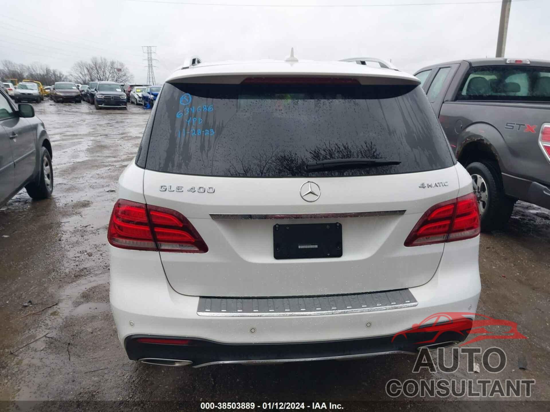 MERCEDES-BENZ GLE 400 2016 - 4JGDA5GB6GA674768