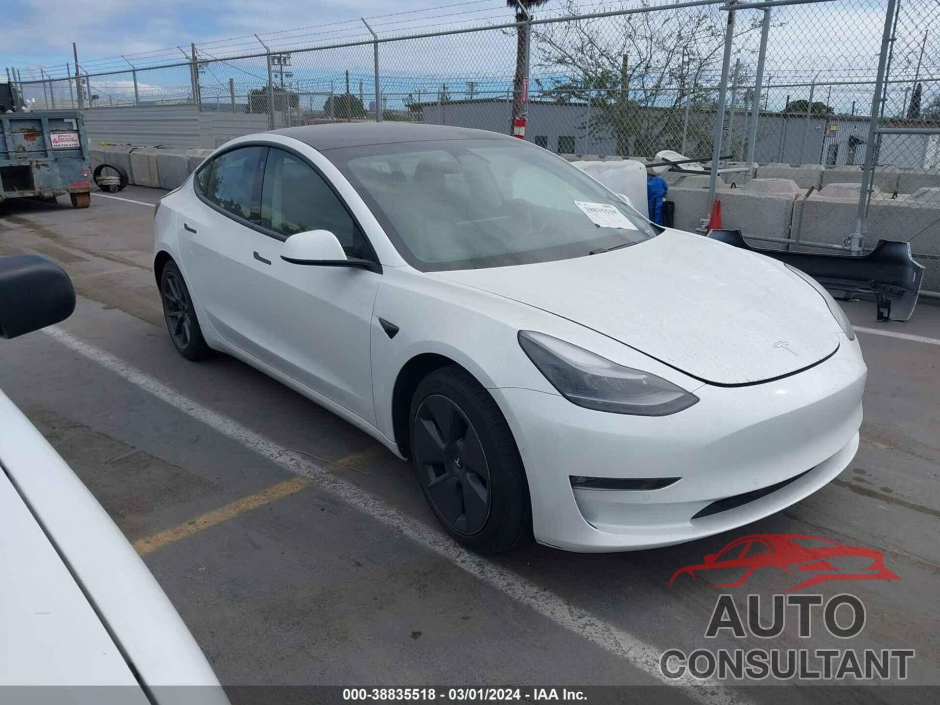 TESLA MODEL 3 2021 - 5YJ3E1EB6MF879039