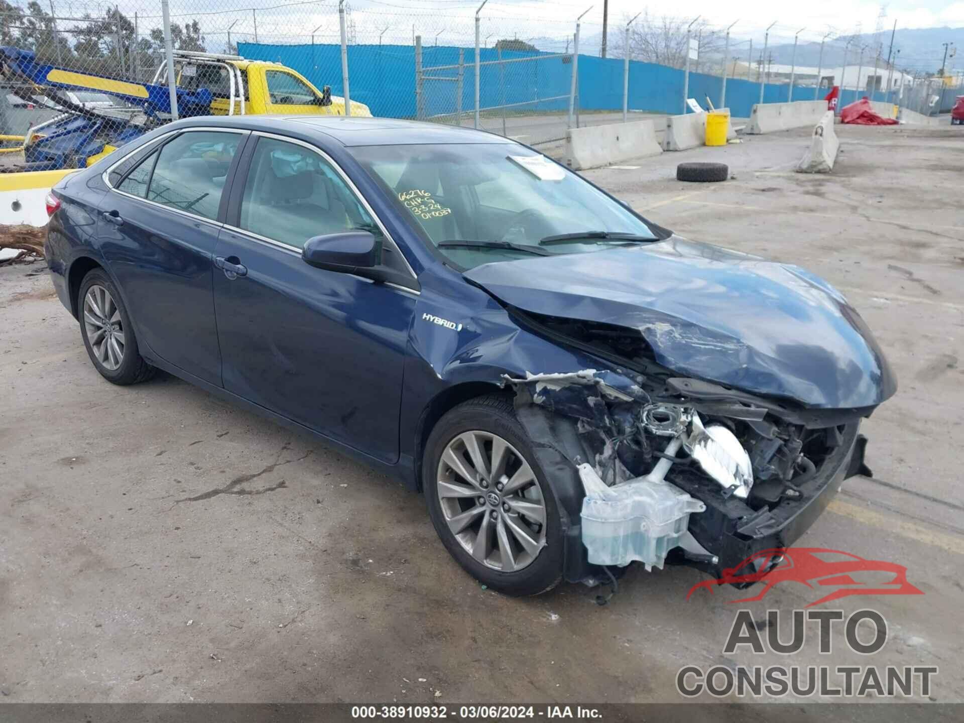 TOYOTA CAMRY 2016 - 4T1BD1FK5GU196639