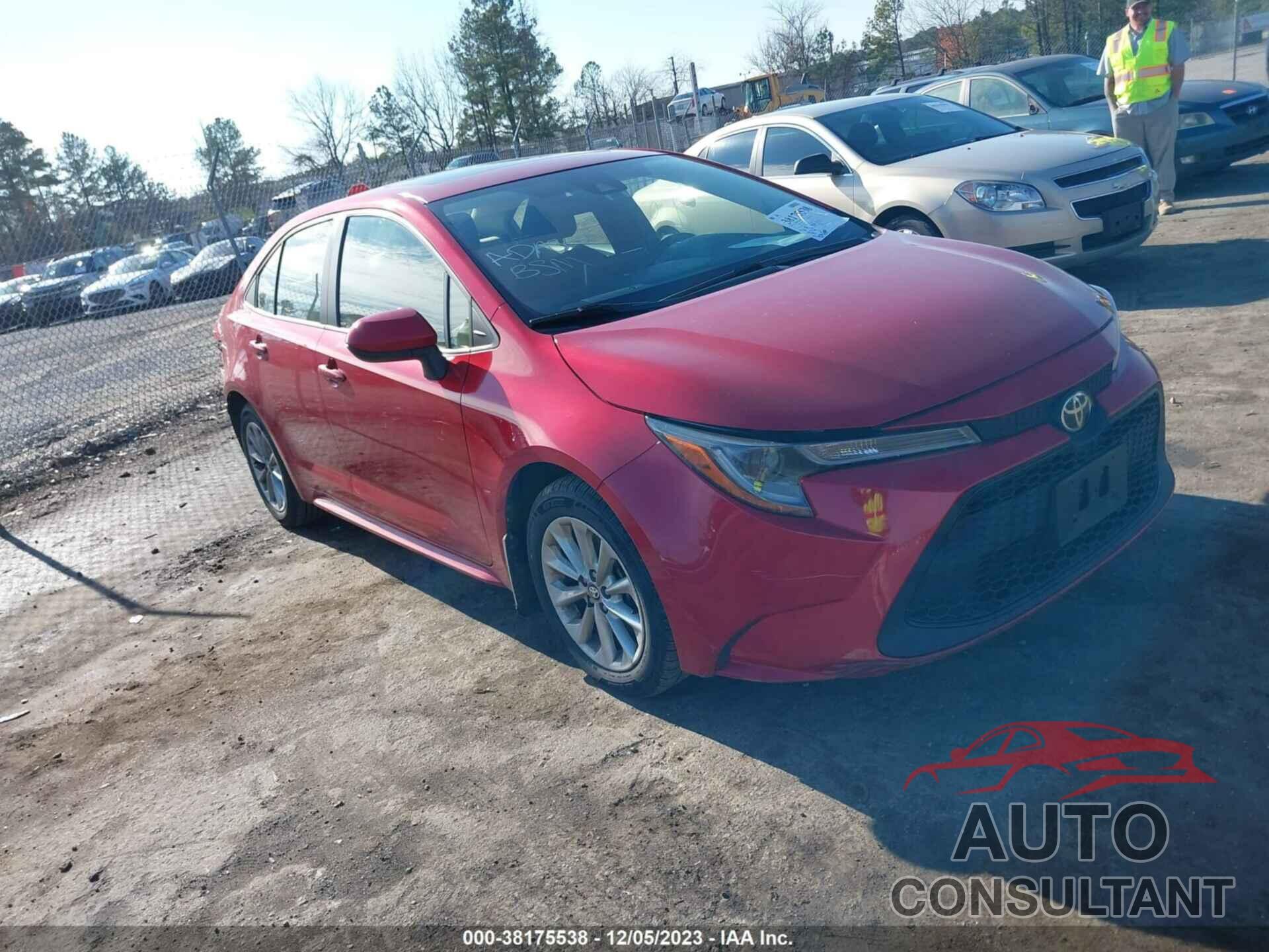 TOYOTA COROLLA 2020 - JTDHPRAE6LJ032639