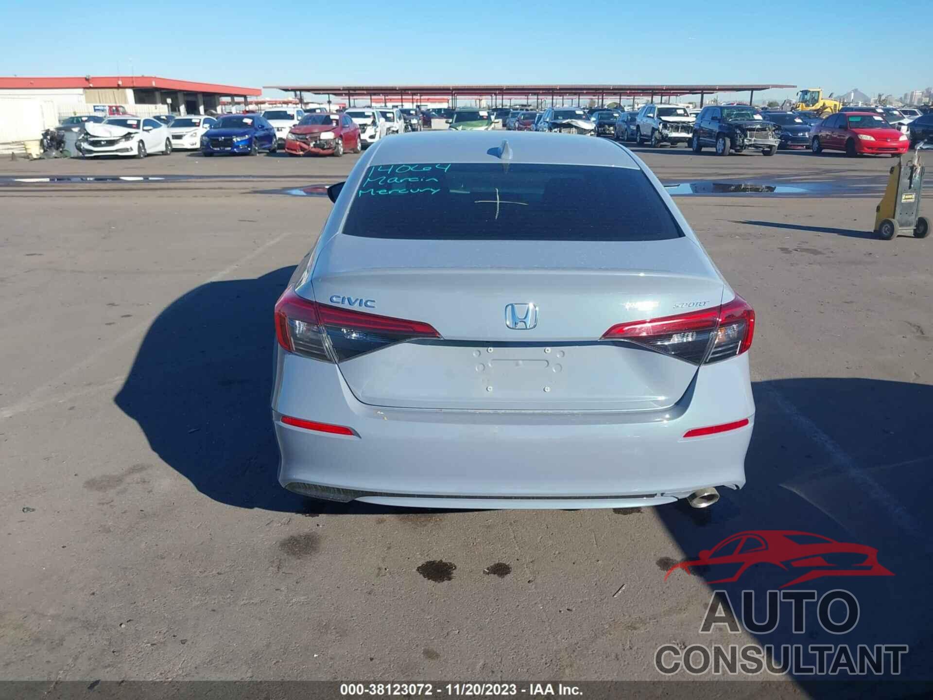 HONDA CIVIC SEDAN 2022 - 2HGFE2F54NH600793