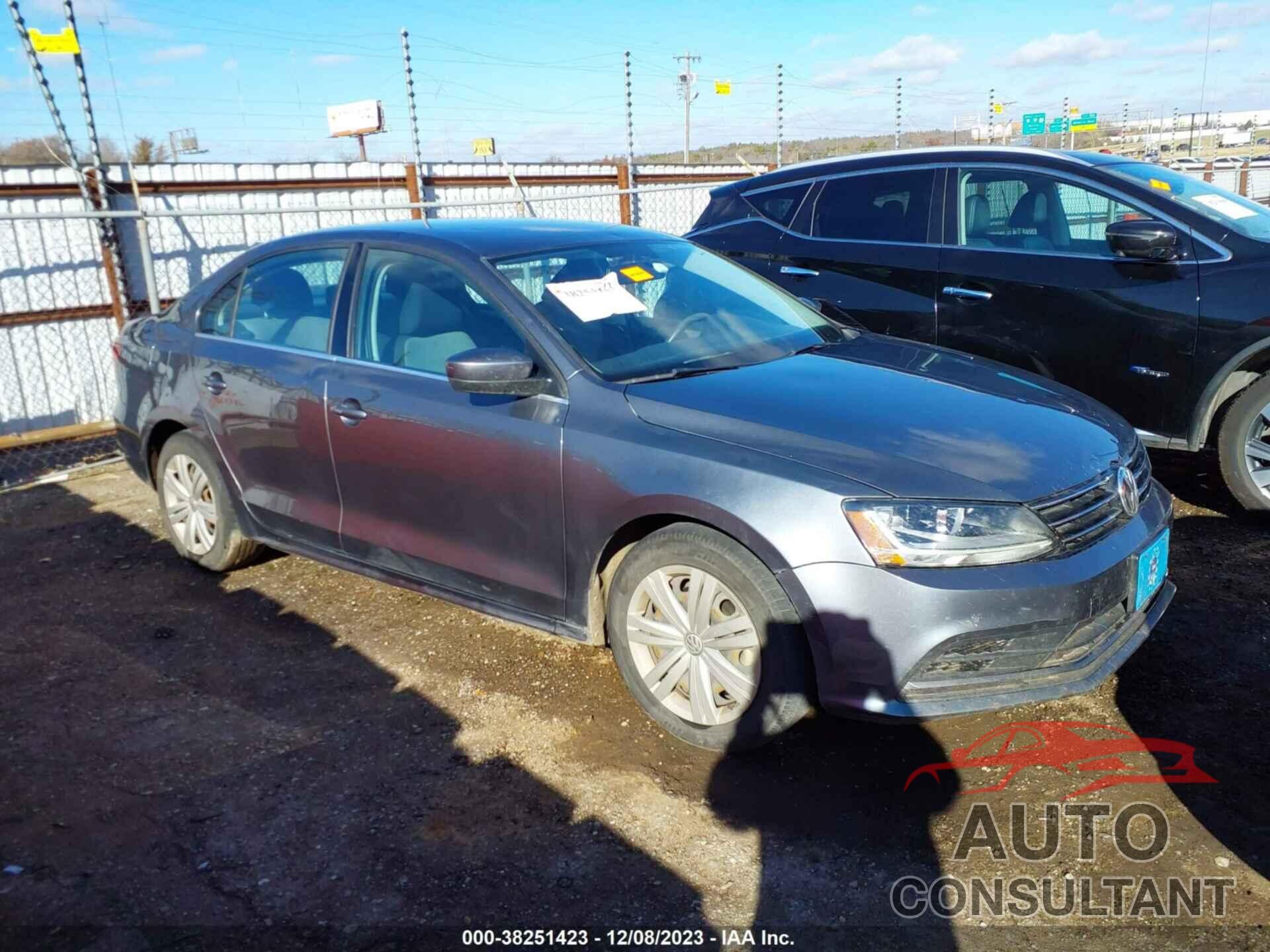 VOLKSWAGEN JETTA 2017 - 3VW2B7AJ2HM301734