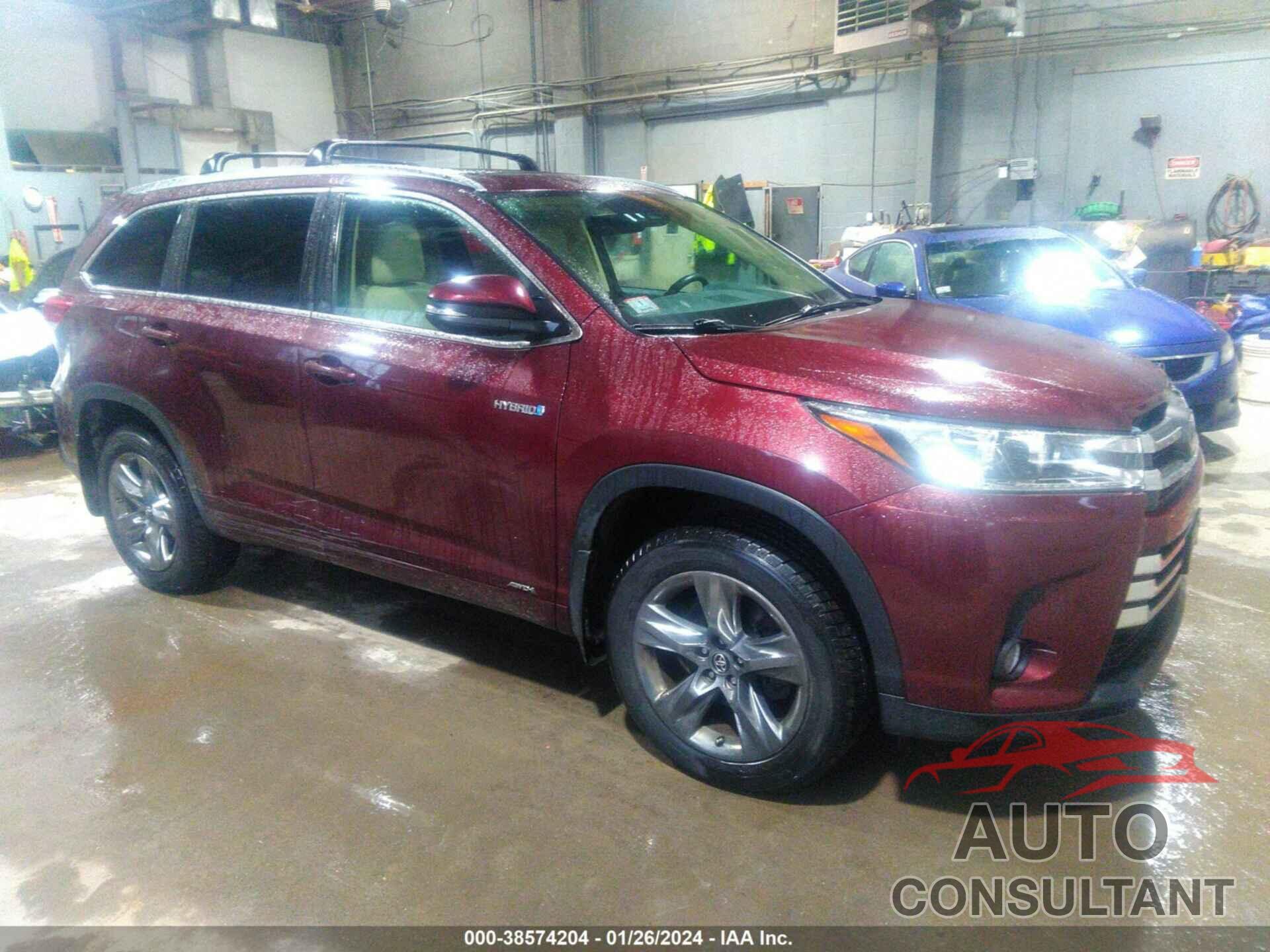 TOYOTA HIGHLANDER HYBRID 2017 - 5TDDGRFH2HS023593