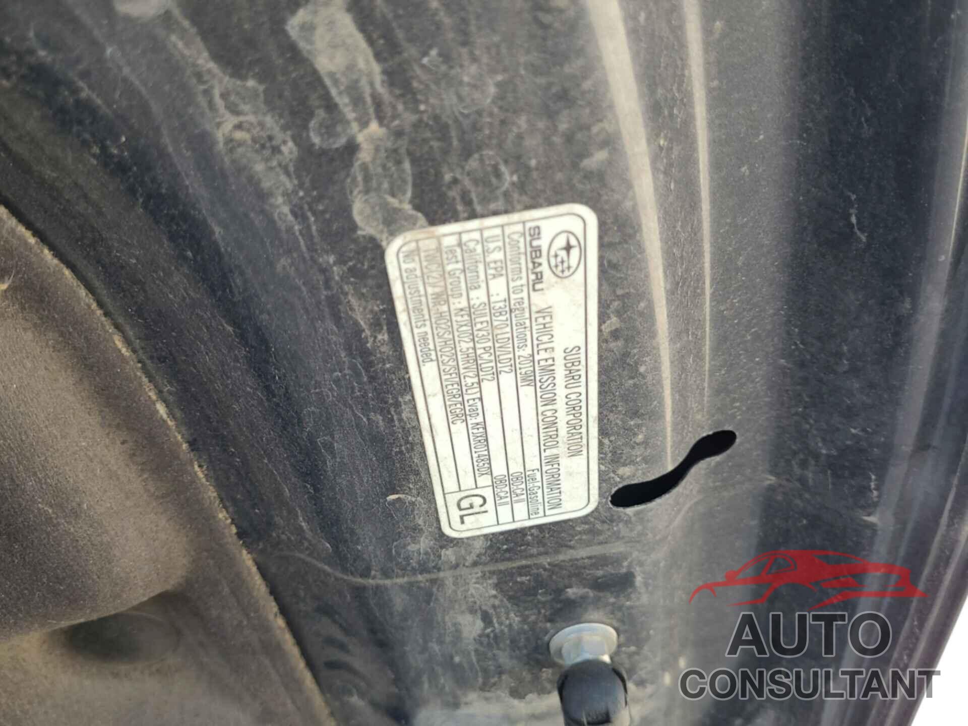 SUBARU OUTBACK 2019 - 4S4BSAFC6K3248499