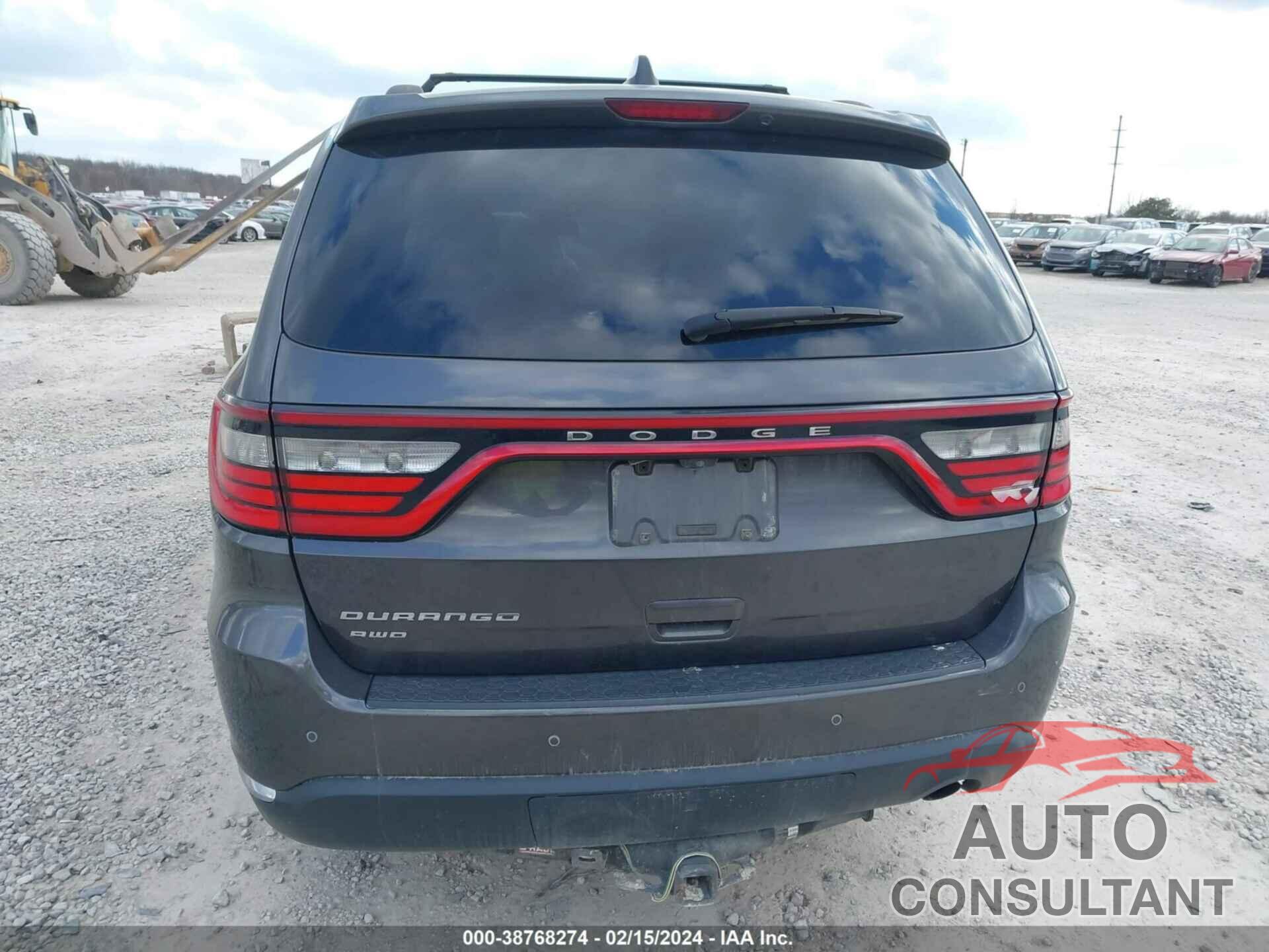 DODGE DURANGO 2016 - 1C4RDJAGXGC486452