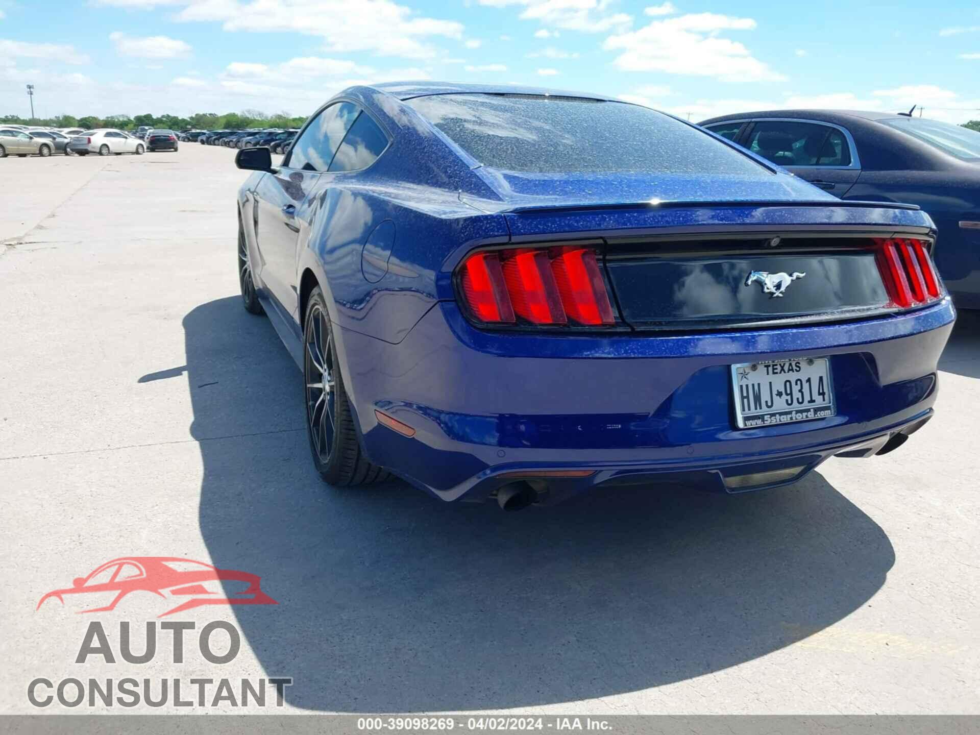 FORD MUSTANG 2016 - 1FA6P8TH3G5278366