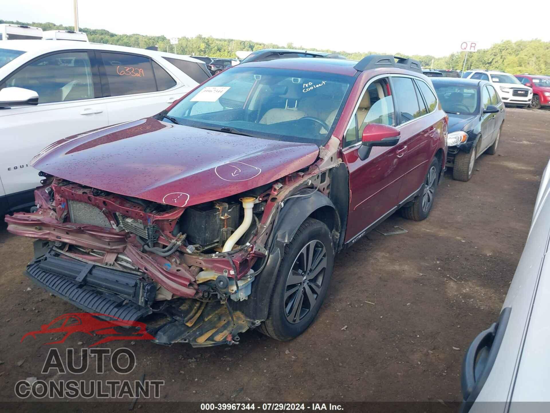 SUBARU OUTBACK 2018 - 4S4BSANC2J3248564