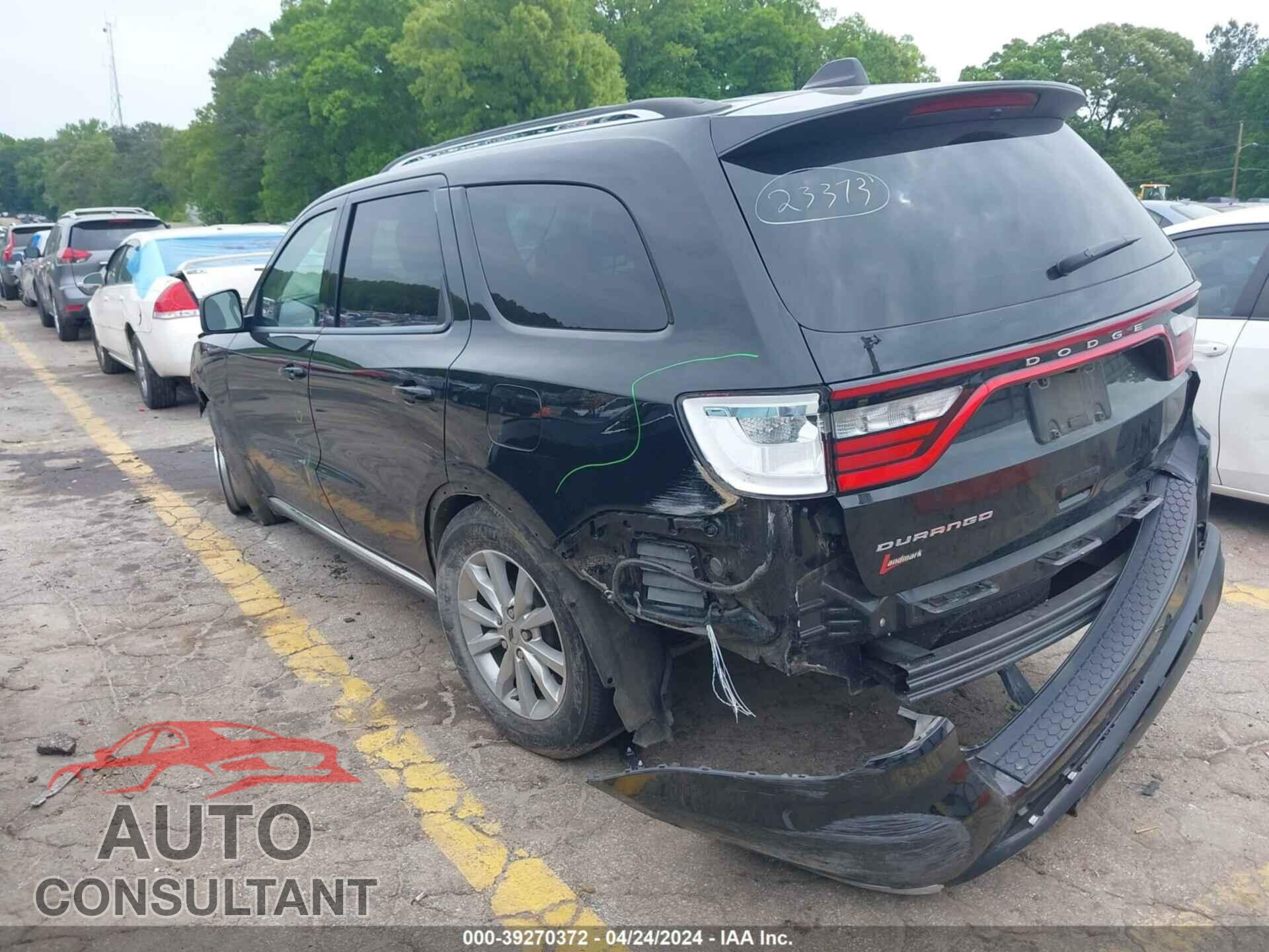 DODGE DURANGO 2022 - 1C4RDHAG3NC102968