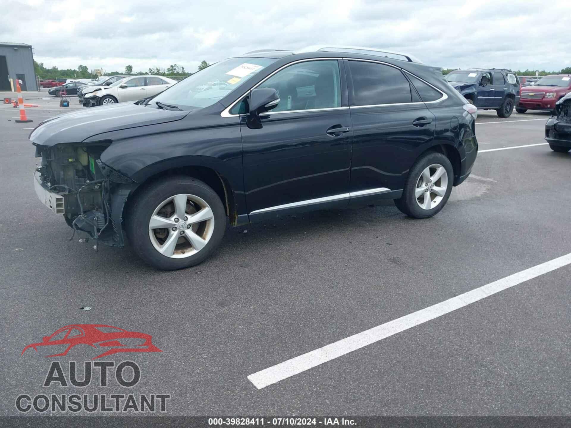 LEXUS RX 350 2010 - 2T2BK1BA4AC066701