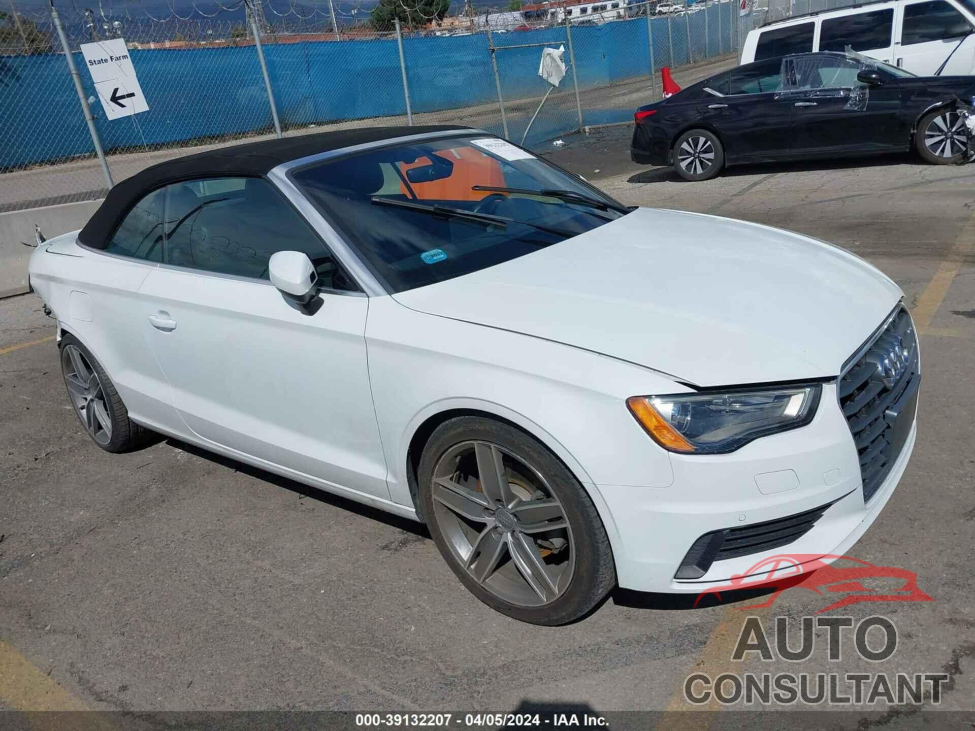 AUDI A3 2016 - WAU38LFF1G1117087