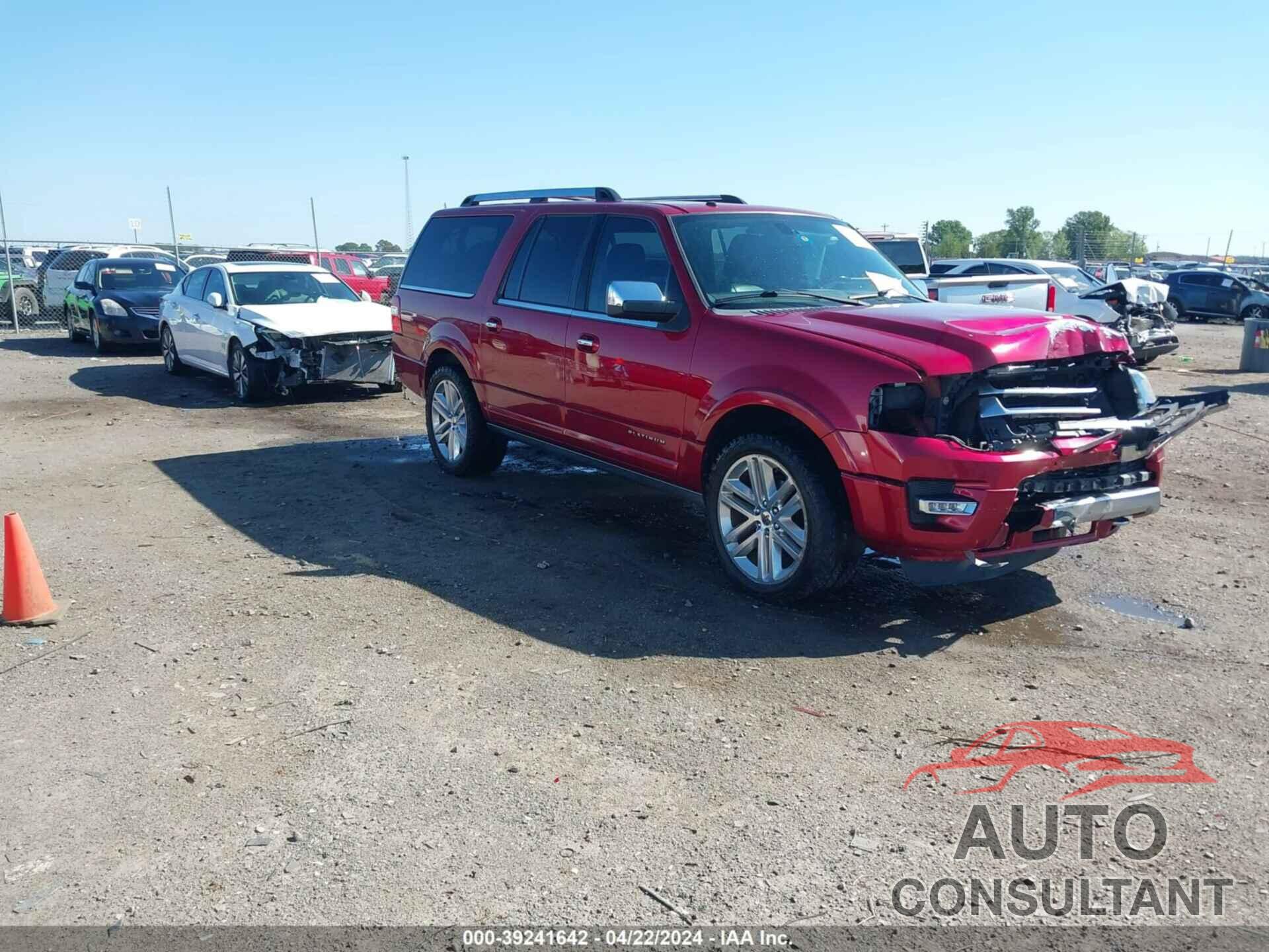 FORD EXPEDITION EL 2017 - 1FMJK1MTXHEA34174