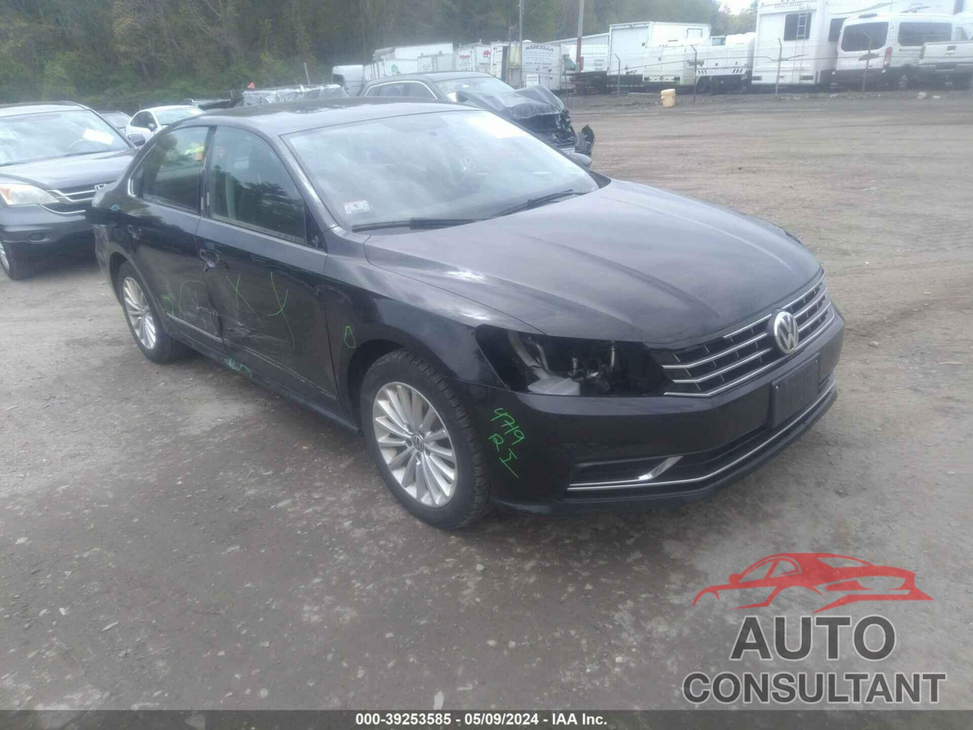 VOLKSWAGEN PASSAT 2017 - 1VWBT7A33HC069645