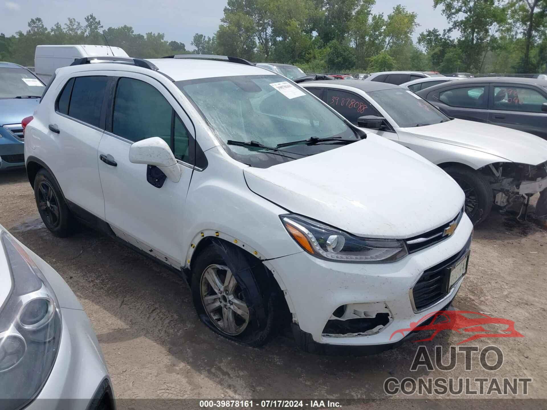 CHEVROLET TRAX 2019 - KL7CJLSB2KB957048