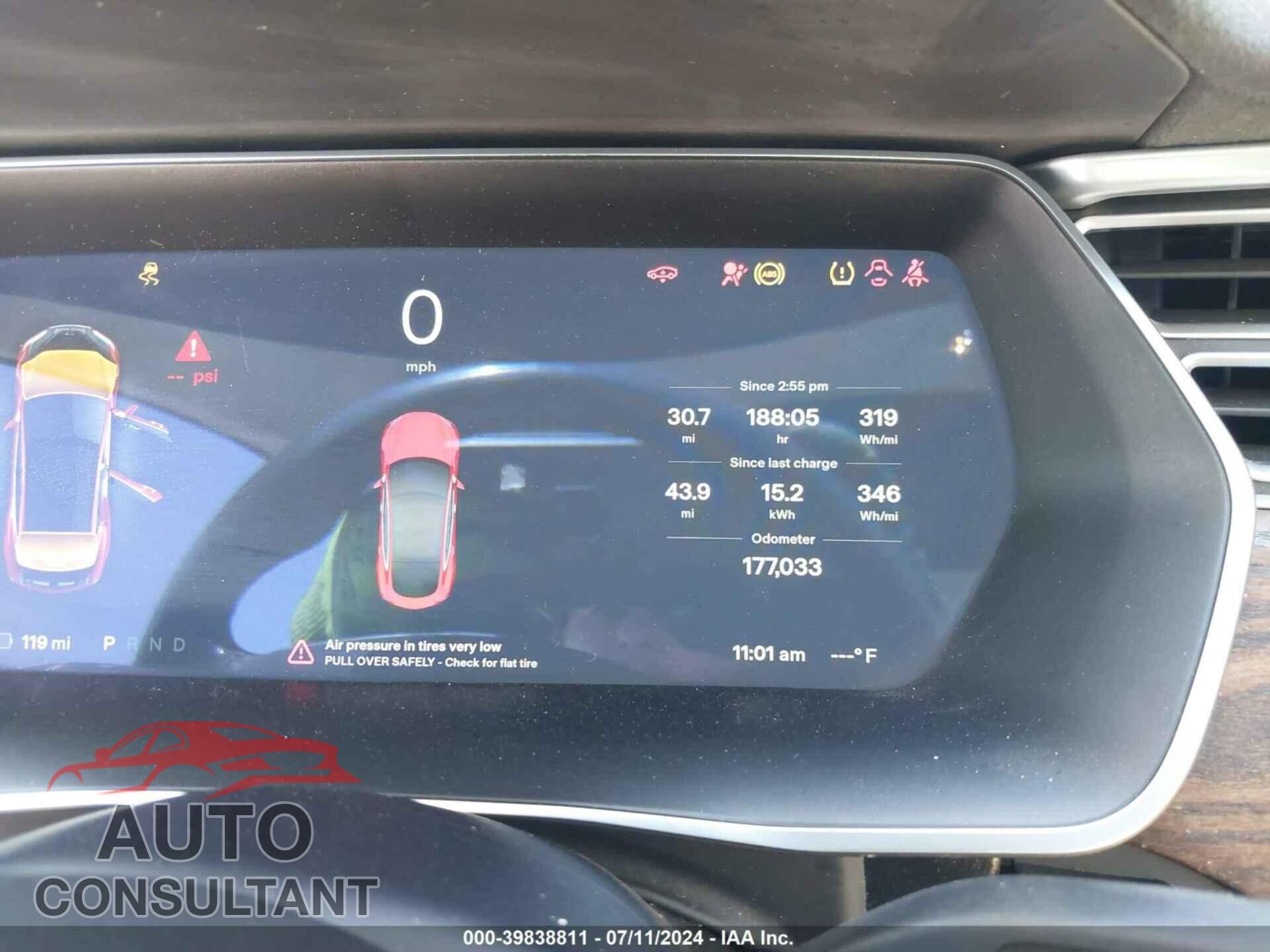 TESLA MODEL S 2017 - 5YJSA1E20HF189512