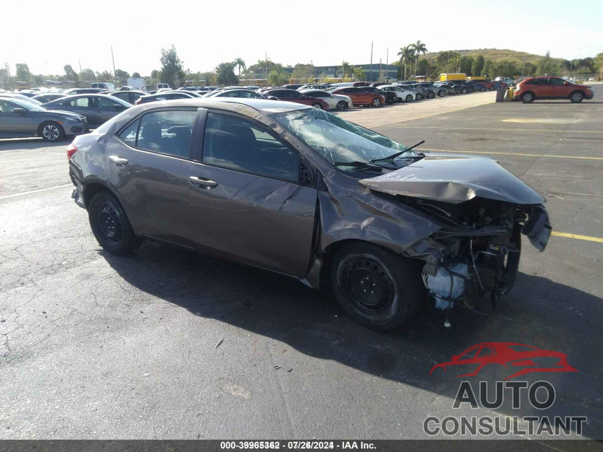 TOYOTA COROLLA 2017 - 2T1BURHE4HC949666