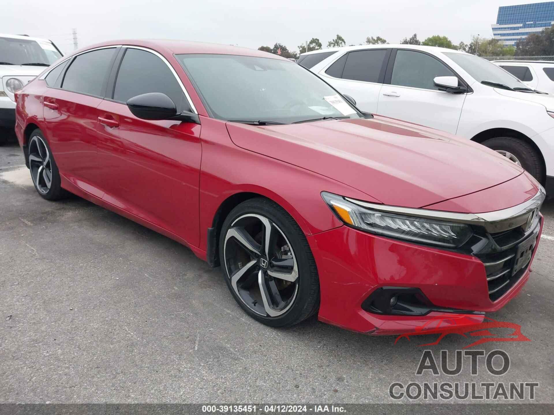 HONDA ACCORD 2022 - 1HGCV1F37NA024661