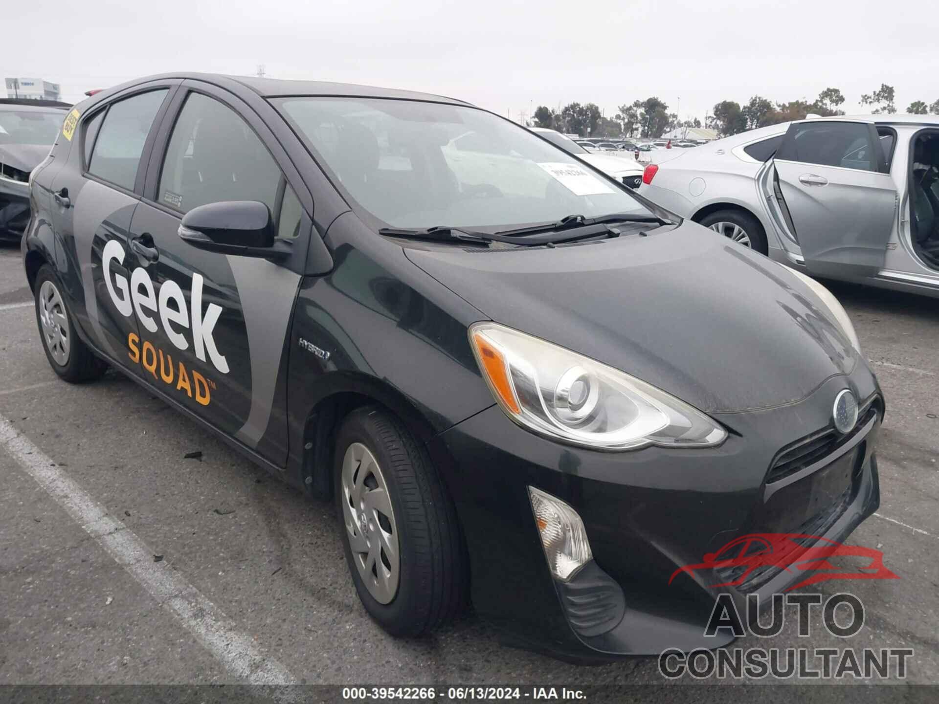 TOYOTA PRIUS C 2016 - JTDKDTB39G1124908