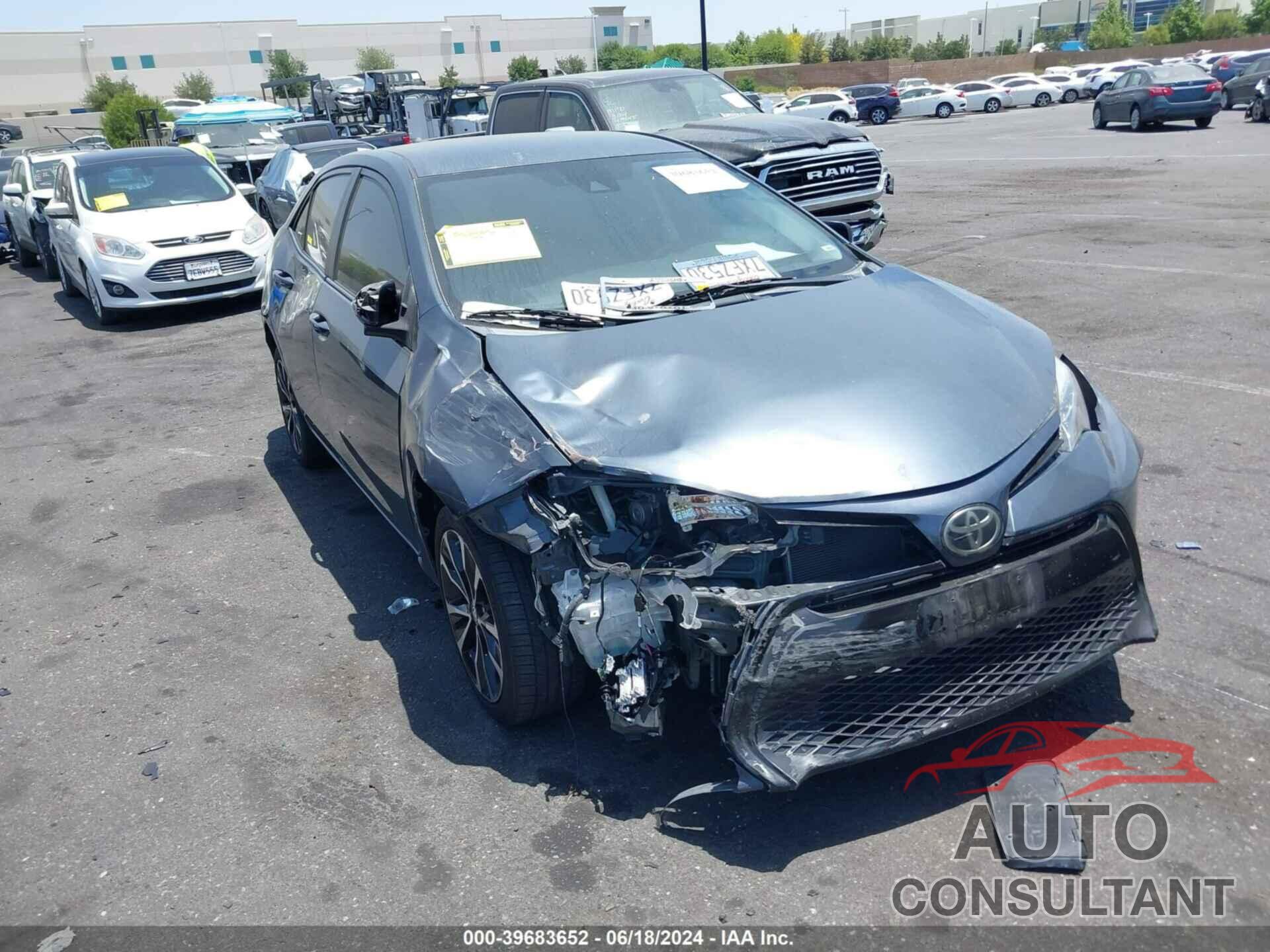 TOYOTA COROLLA 2017 - 5YFBURHE5HP642006