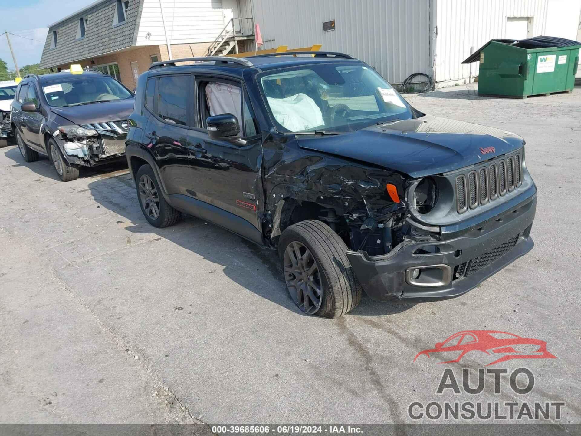 JEEP RENEGADE 2016 - ZACCJBBT1GPD22163