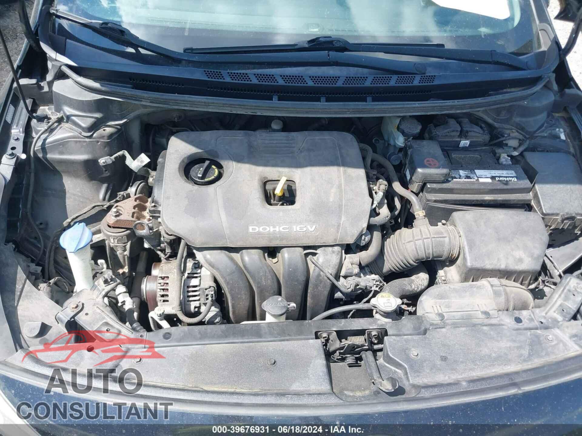 KIA FORTE 2017 - 3KPFL4A74HE045384