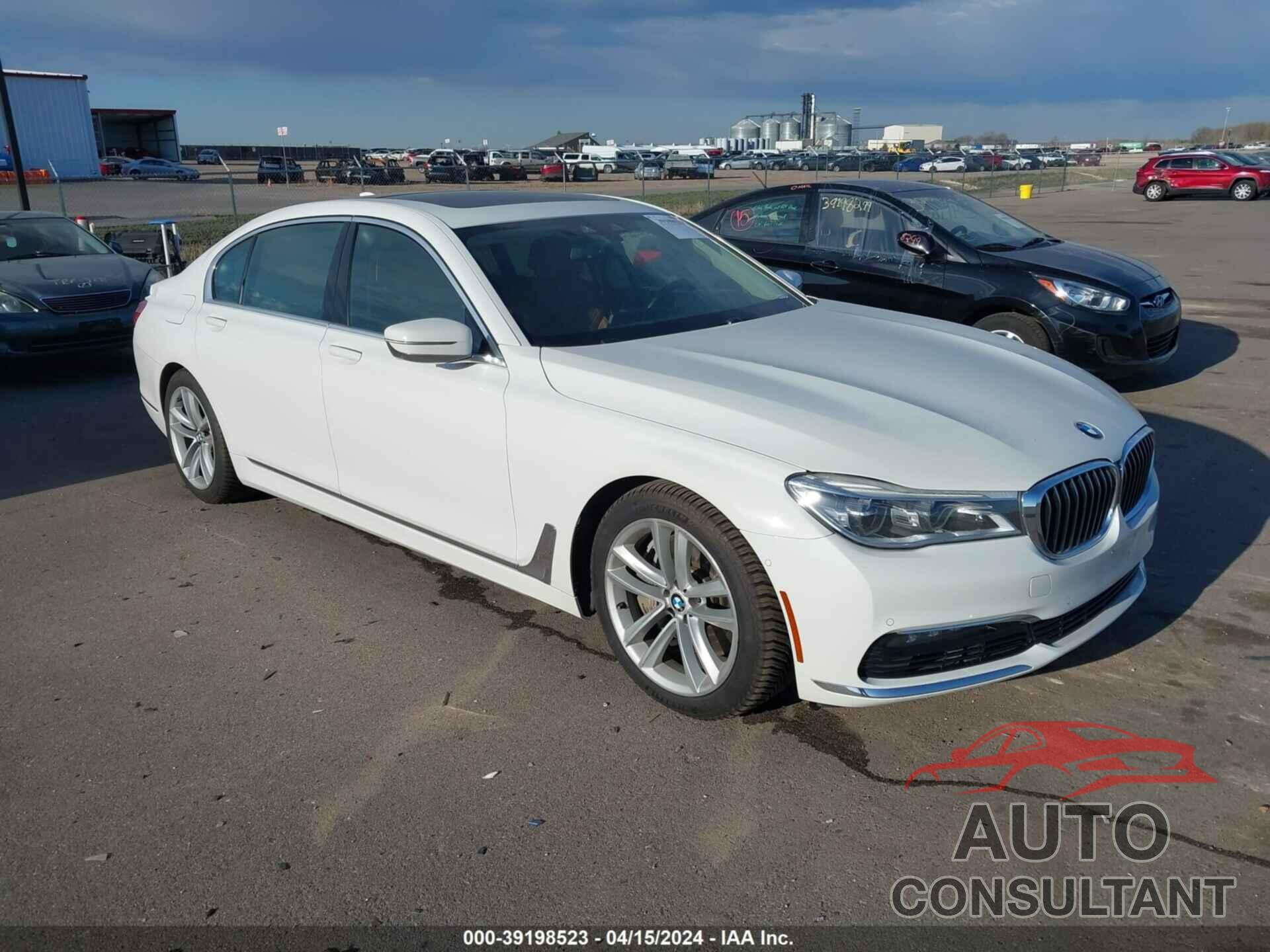 BMW 750I 2016 - WBA7F2C51GG420431