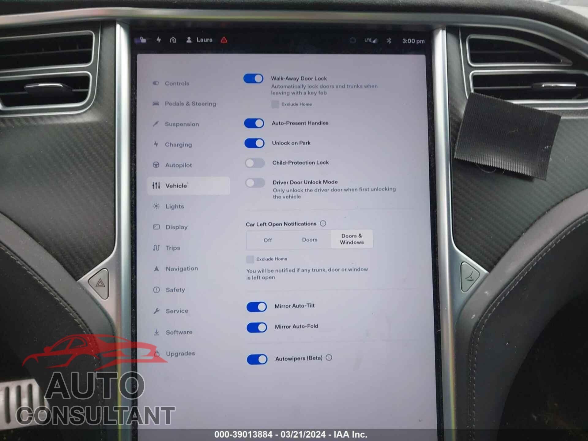 TESLA MODEL S 2017 - 5YJSA1E46HF199009