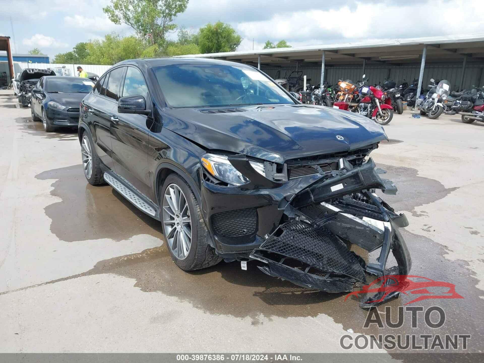 MERCEDES-BENZ AMG GLE 43 COUPE 2019 - 4JGED6EB4KA149589
