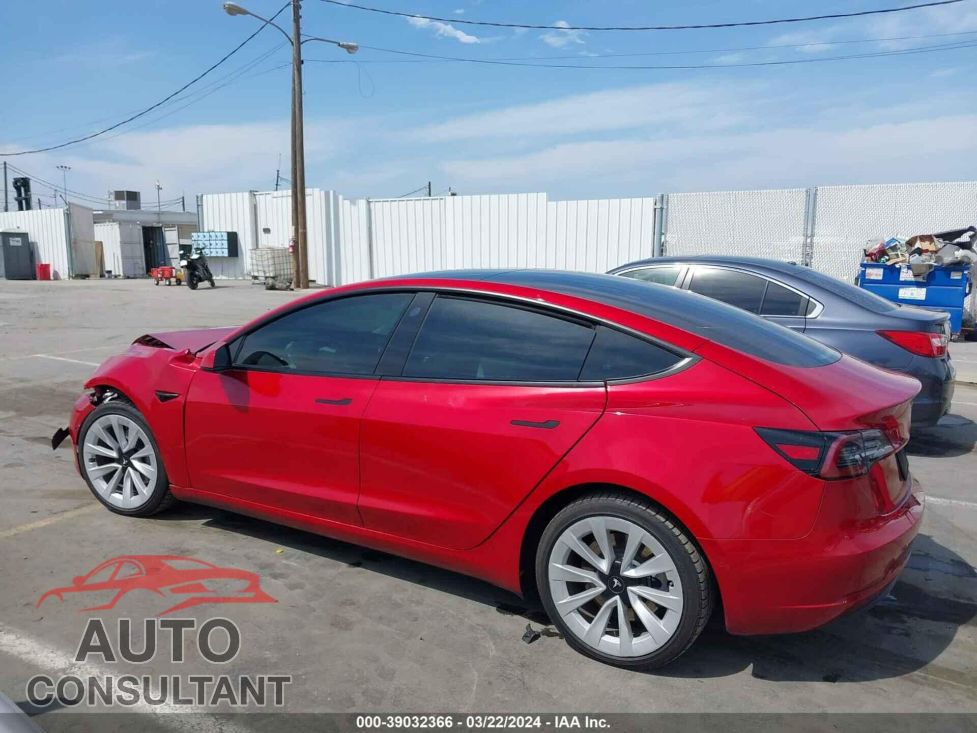 TESLA MODEL 3 2021 - 5YJ3E1EB5MF926898