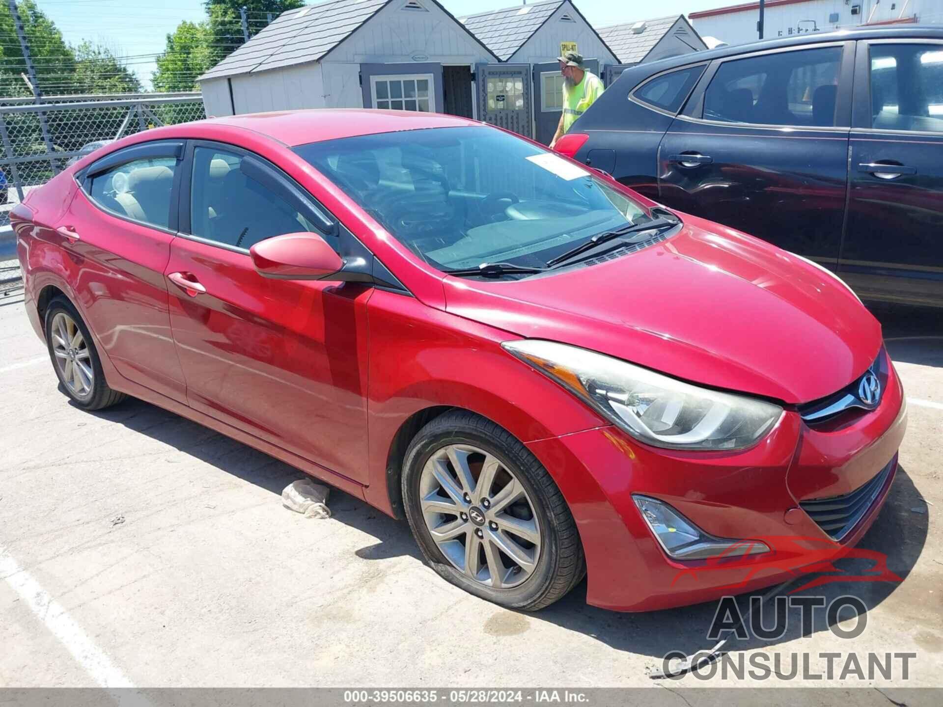 HYUNDAI ELANTRA 2016 - KMHDH4AE0GU478686