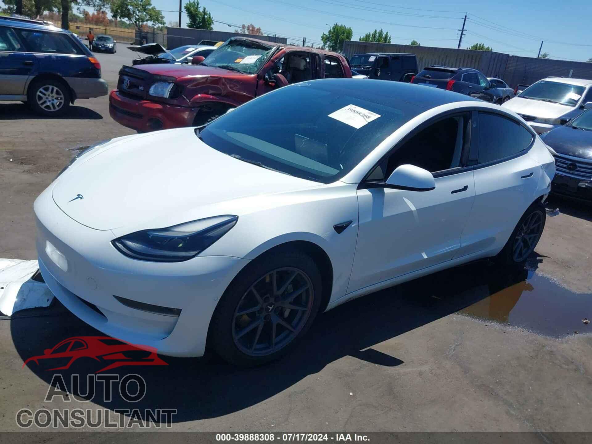 TESLA MODEL 3 2022 - 5YJ3E1EB7NF193349