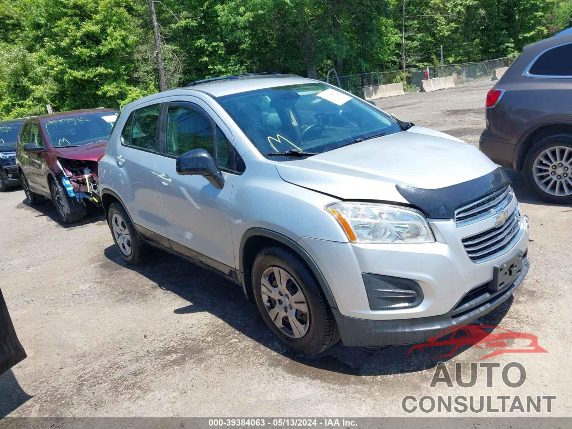 CHEVROLET TRAX 2016 - 3GNCJKSB5GL274724