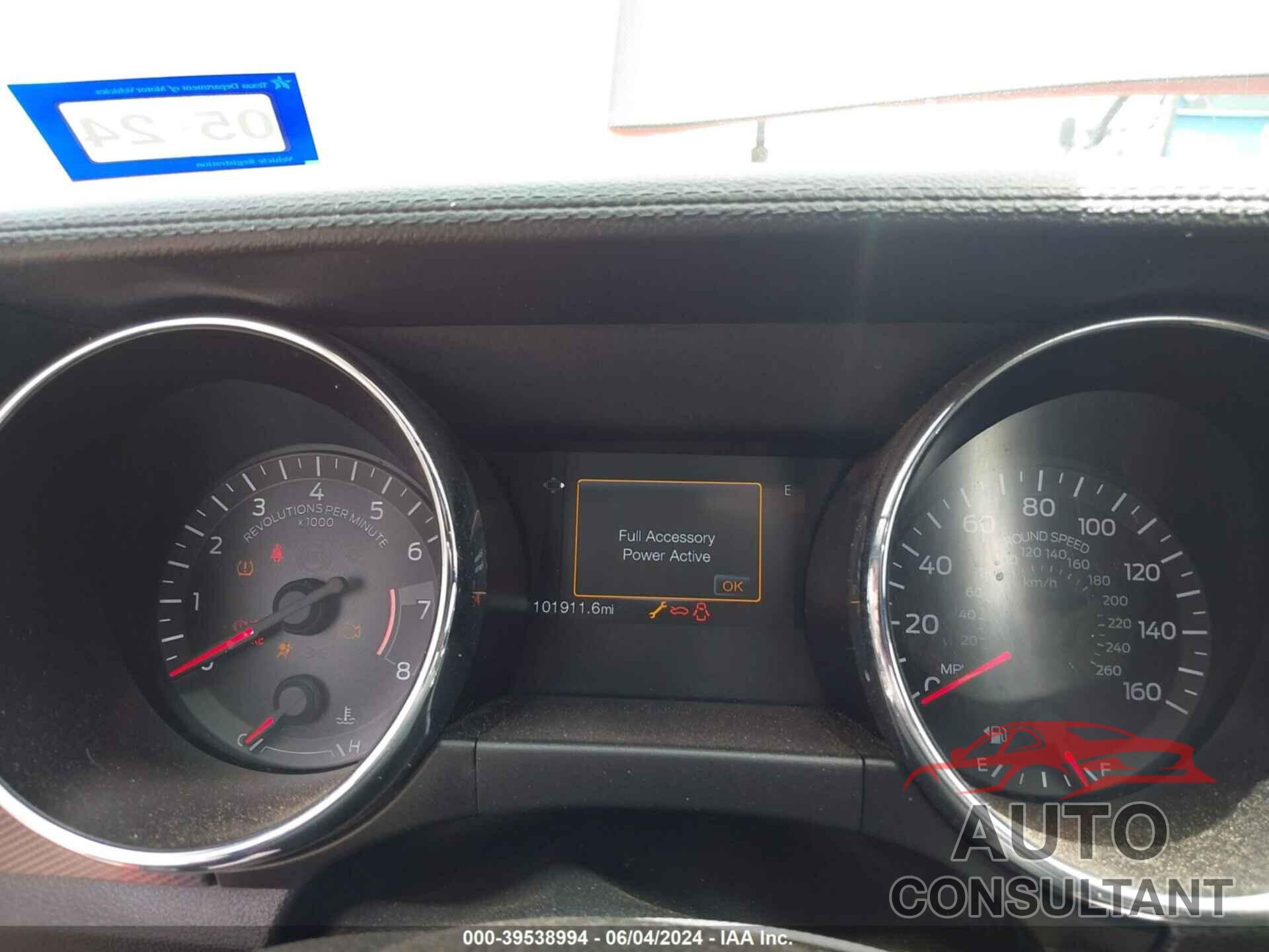 FORD MUSTANG 2016 - 1FA6P8CF1G5310326