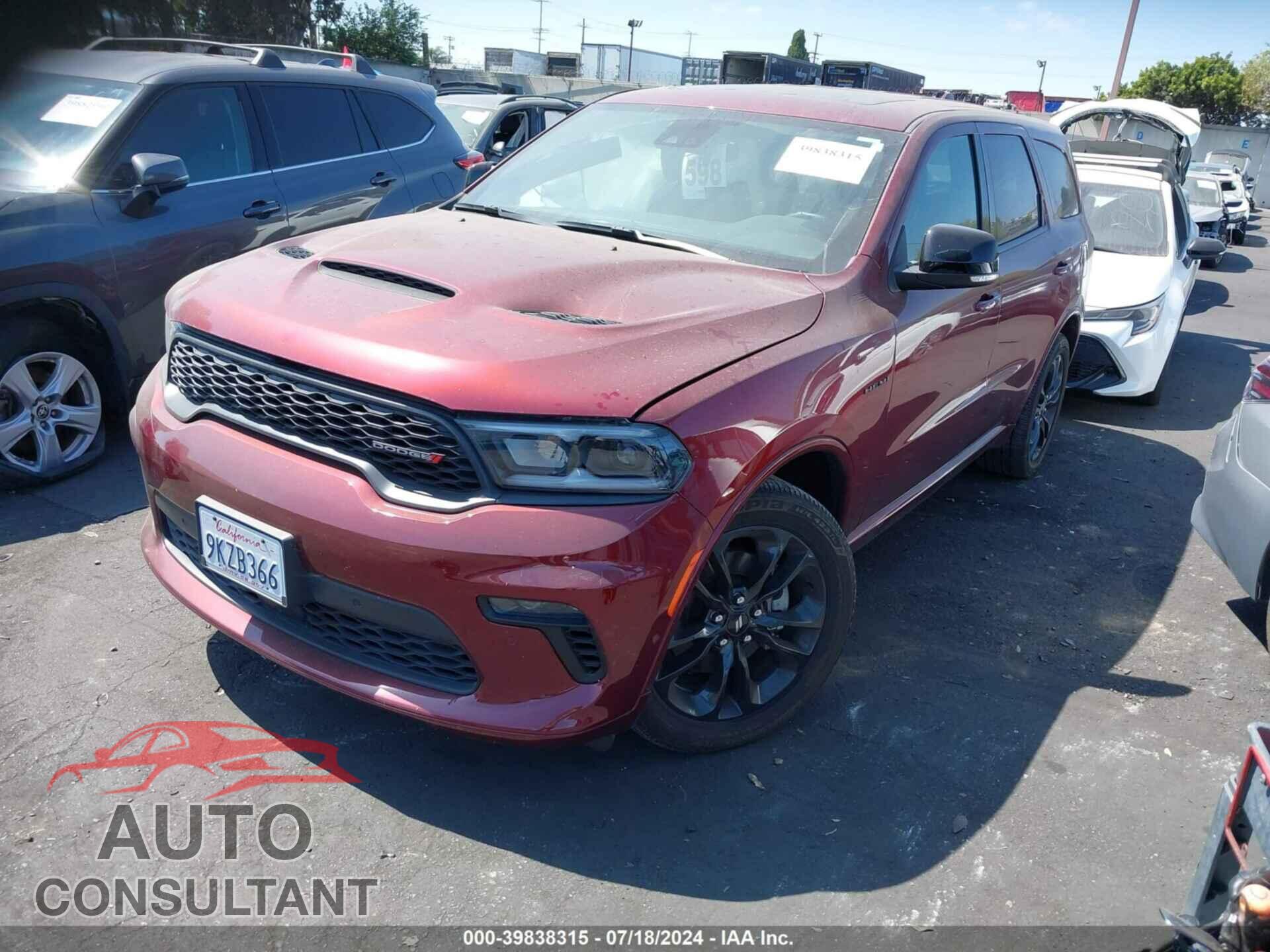 DODGE DURANGO 2021 - 1C4SDJCT5MC837307