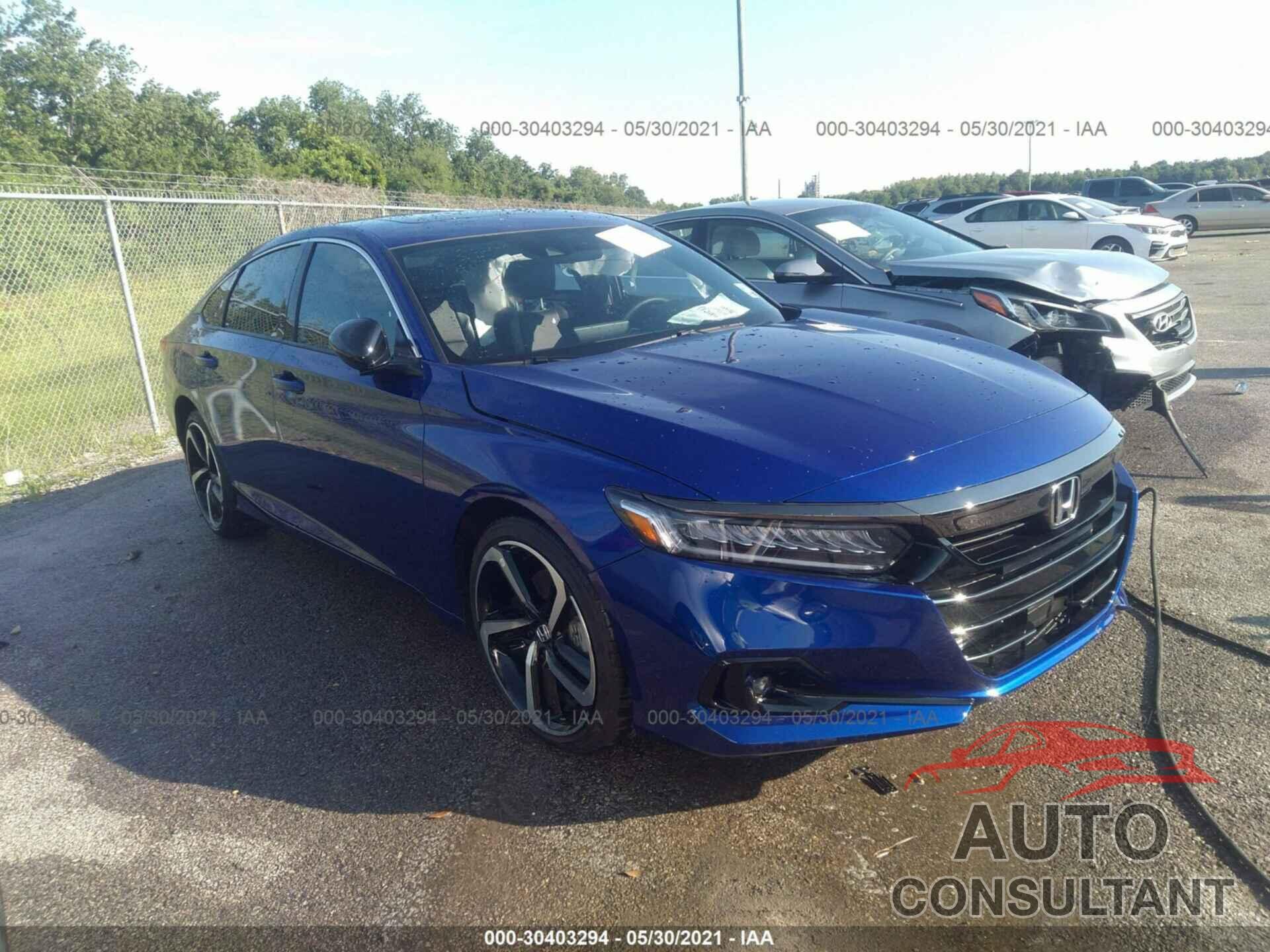 HONDA ACCORD SEDAN 2021 - 1HGCV2F33MA017162