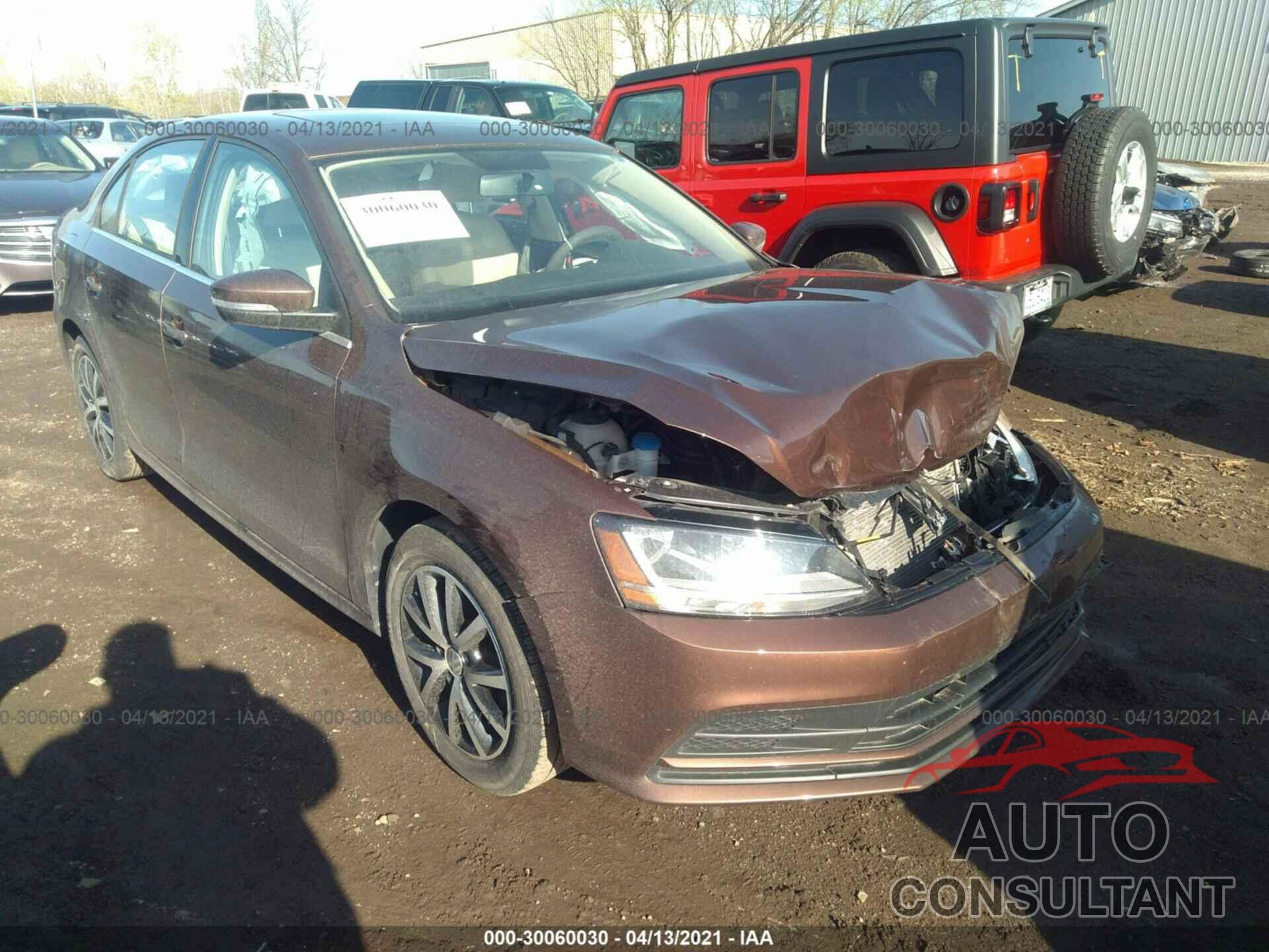 VOLKSWAGEN JETTA 2017 - 3VWDB7AJ9HM206211