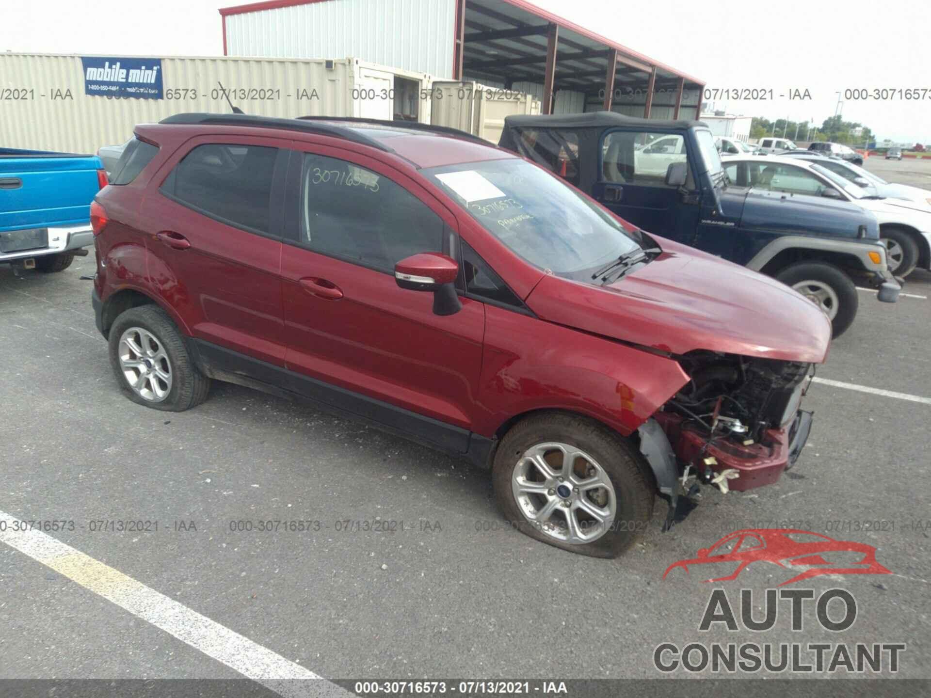 FORD ECOSPORT 2020 - MAJ3S2GE2LC324404