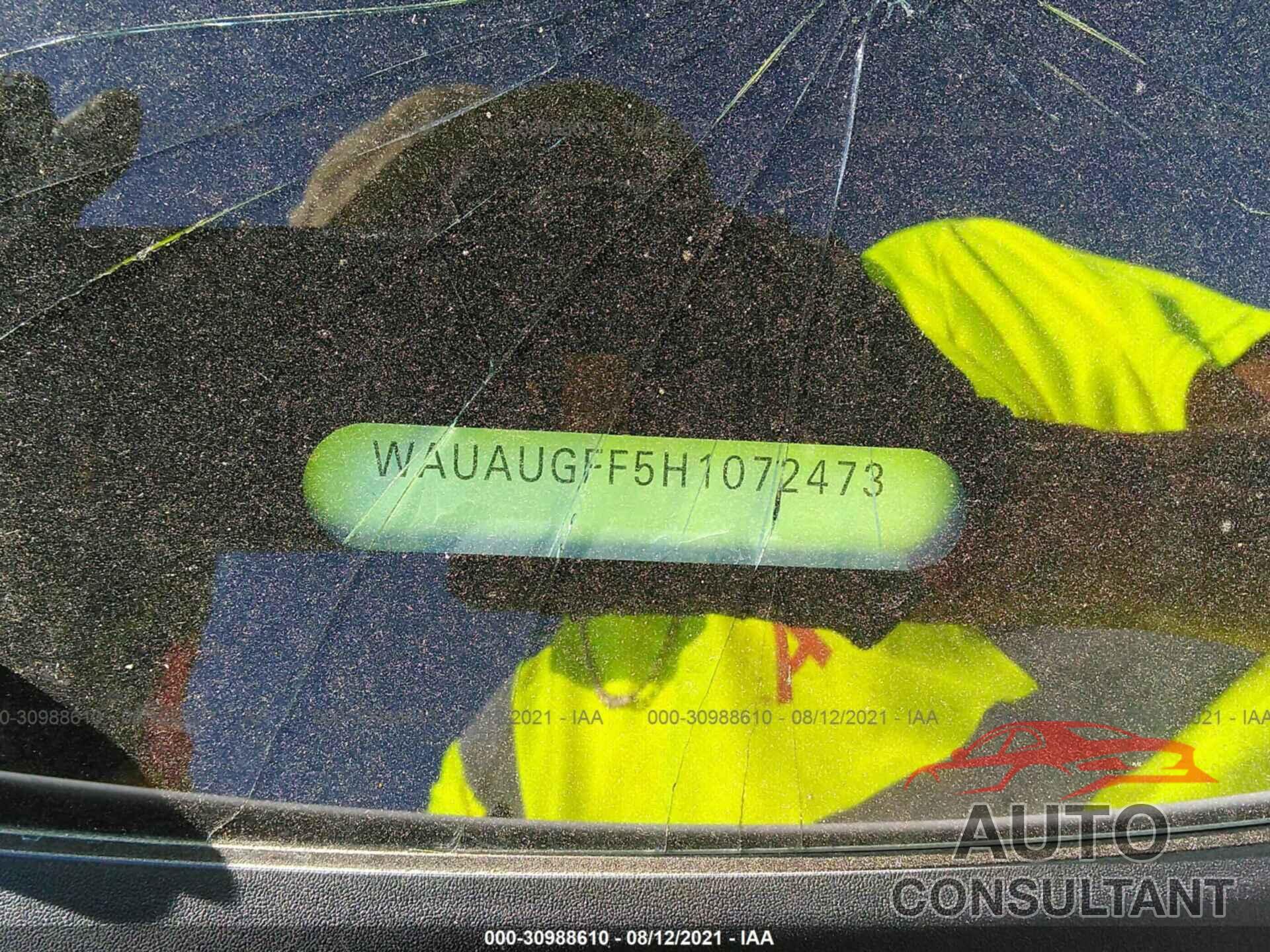 AUDI A3 SEDAN 2017 - WAUAUGFF5H1072473