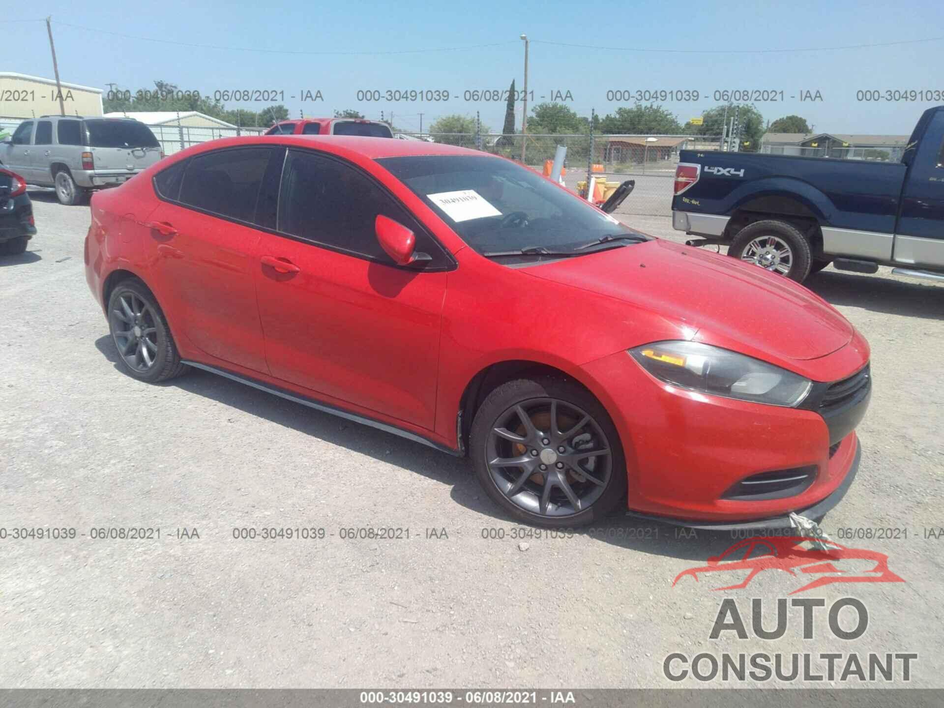 DODGE DART 2016 - 1C3CDFAAXGD736673