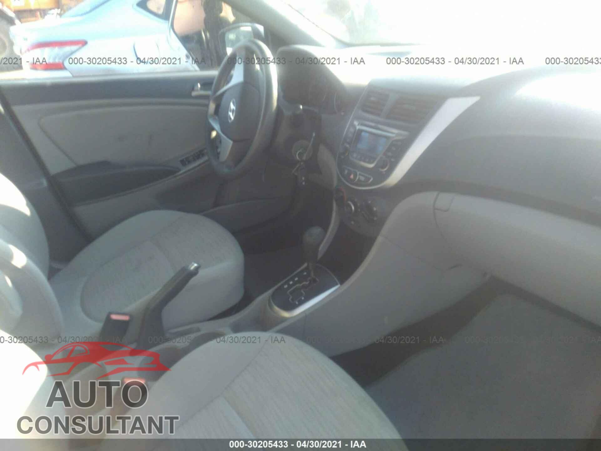 HYUNDAI ACCENT 2016 - KMHCT4AE2GU072600