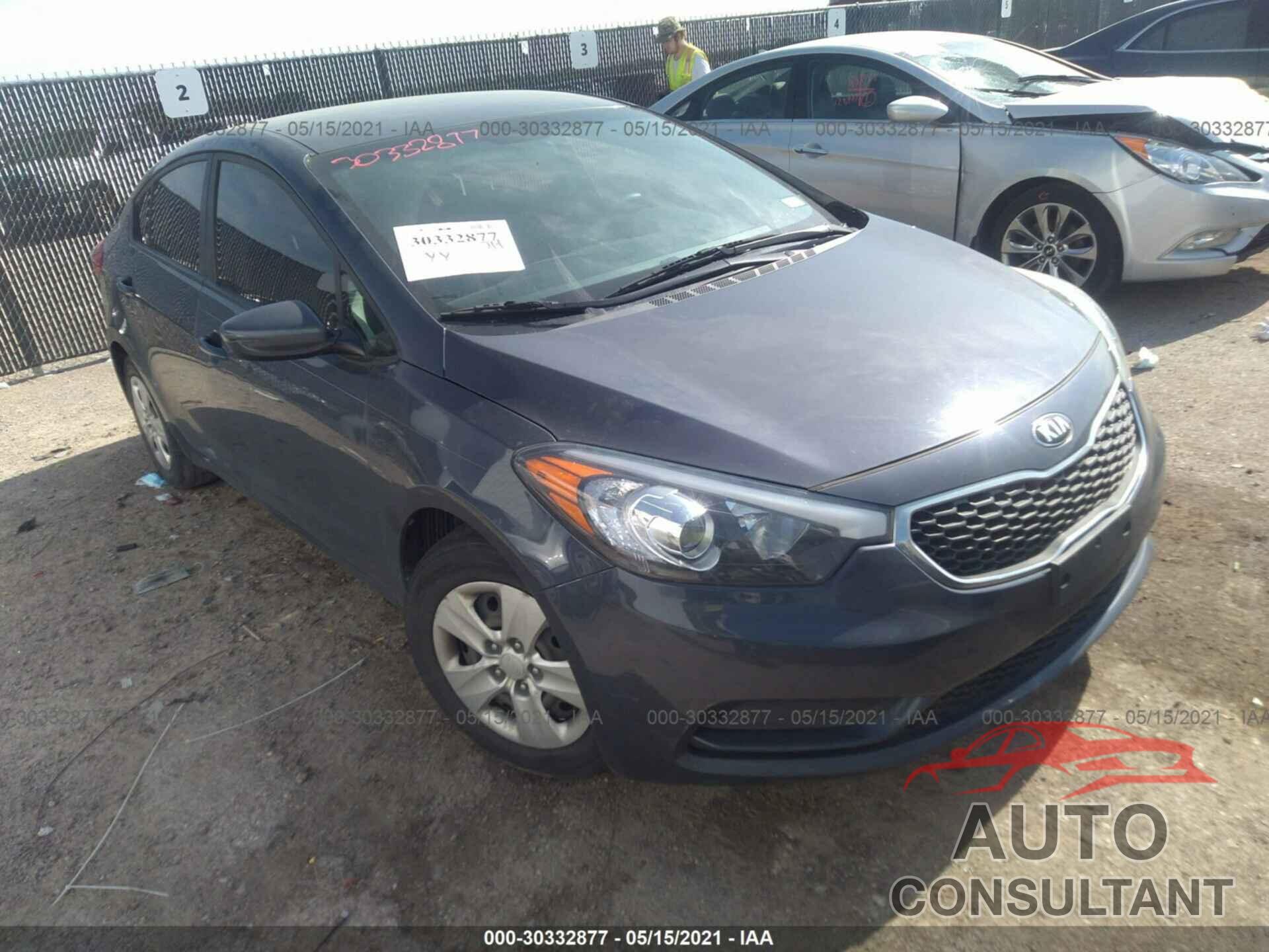 KIA FORTE 2016 - KNAFK4A61G5584501
