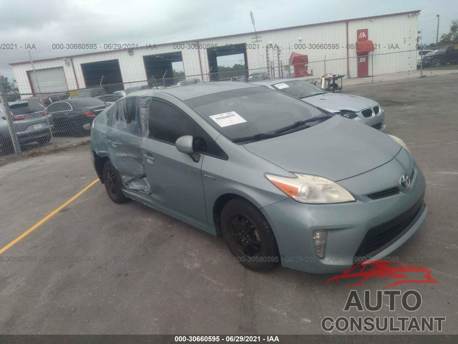 TOYOTA PRIUS 2013 - JTDKN3DU8D1616974