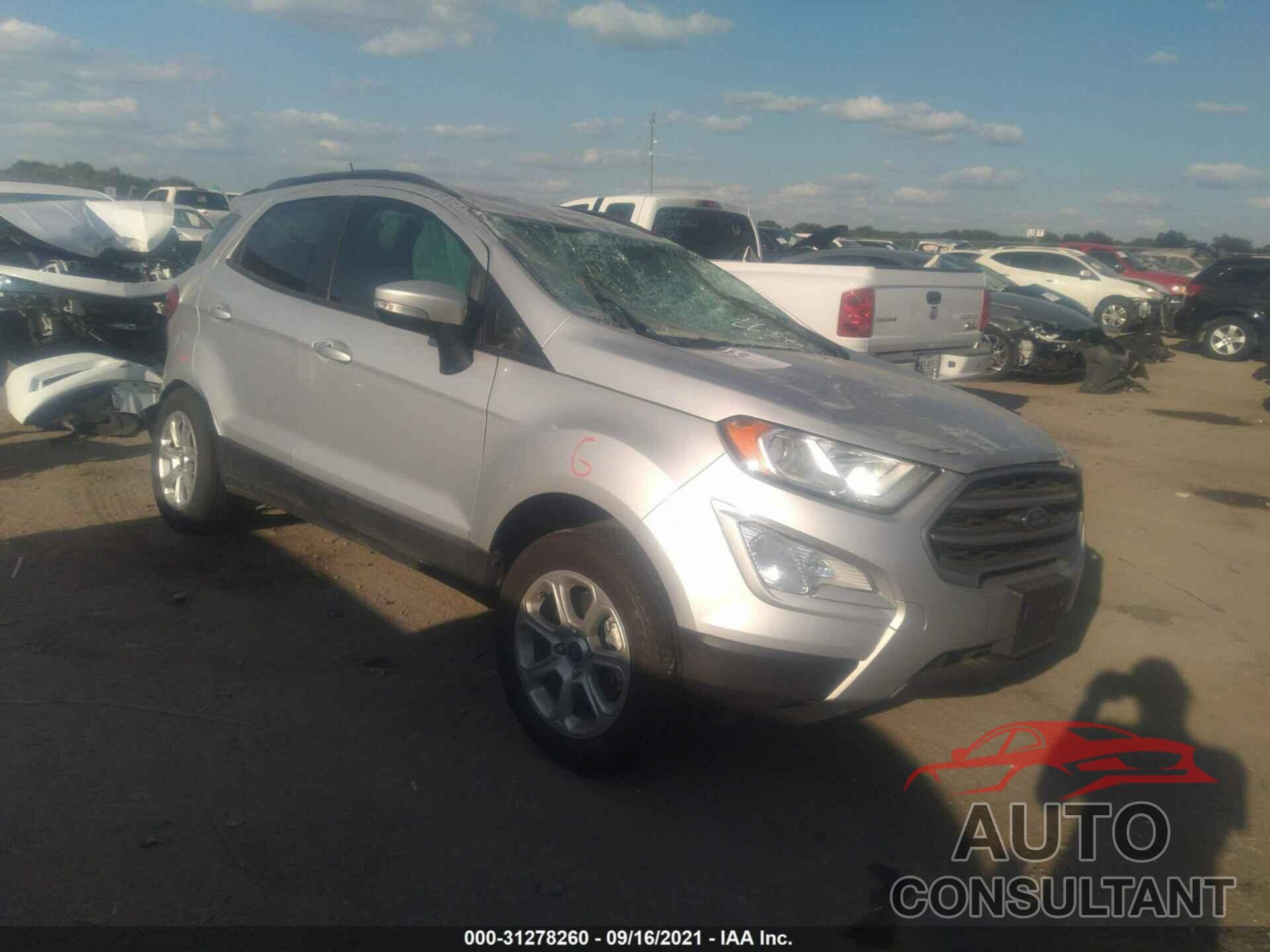 FORD ECOSPORT 2020 - MAJ3S2GE2LC369312