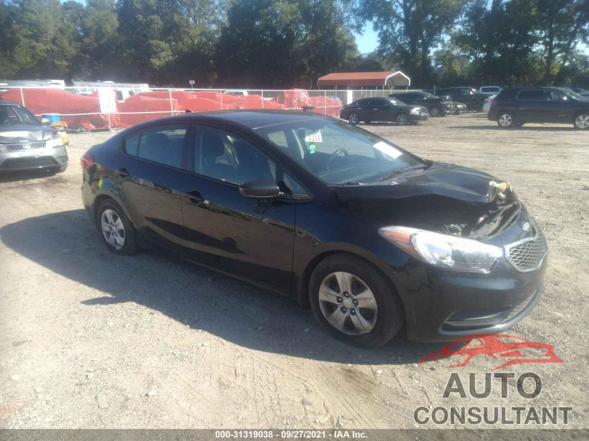 KIA FORTE 2016 - KNAFK4A69G5491838