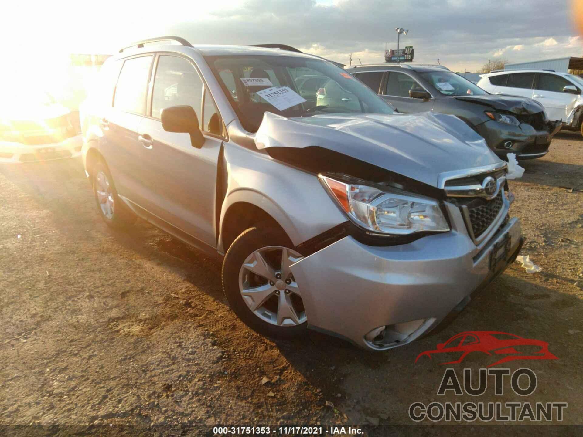 SUBARU FORESTER 2016 - JF2SJABC6GH421057