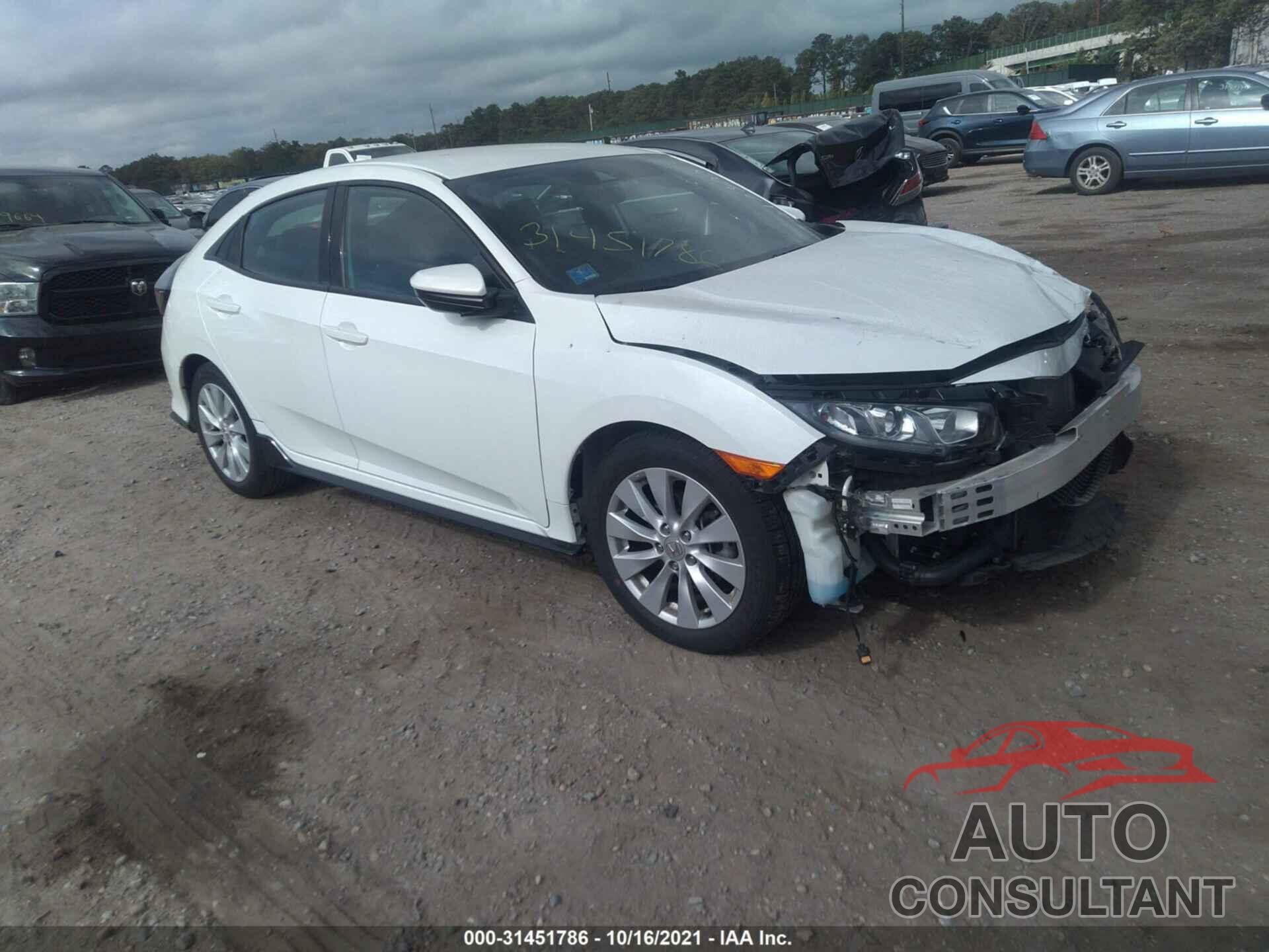HONDA CIVIC HATCHBACK 2019 - SHHFK7H40KU412300