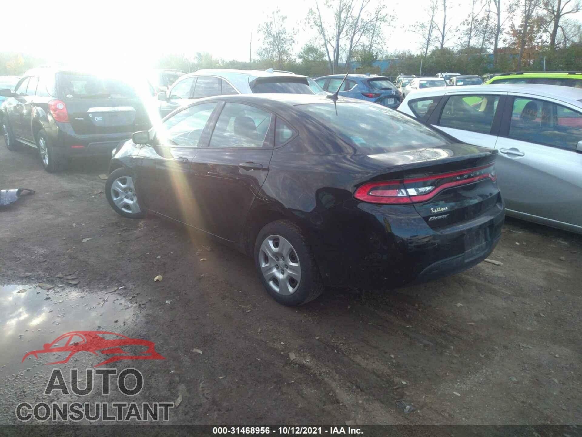 DODGE DART 2016 - 1C3CDFAA8GD544006